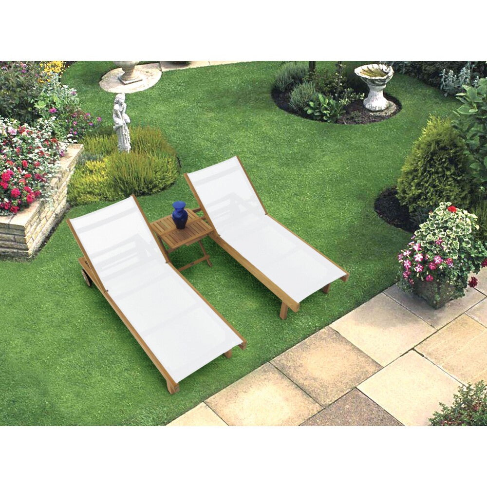 Royal Teak Sundaze Sling Chaise Lounge