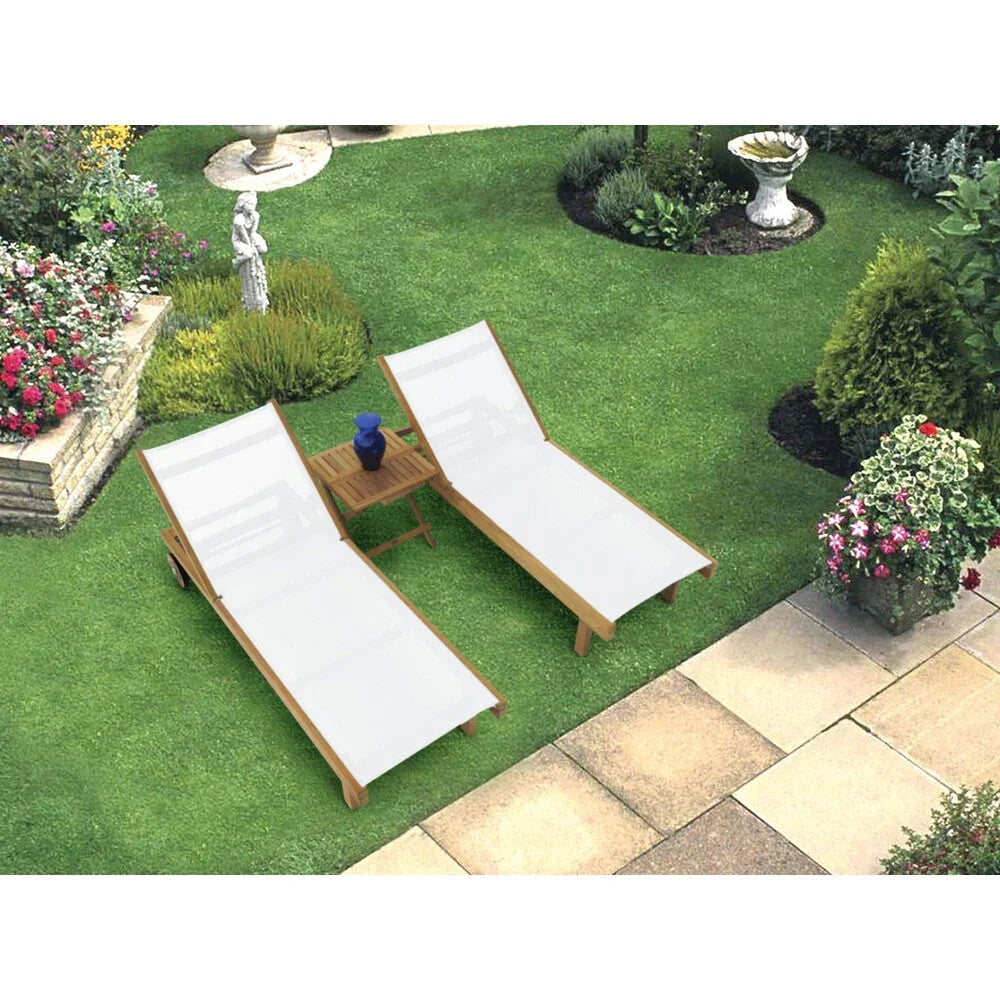 Royal Teak Sundaze Sling Chaise Lounge