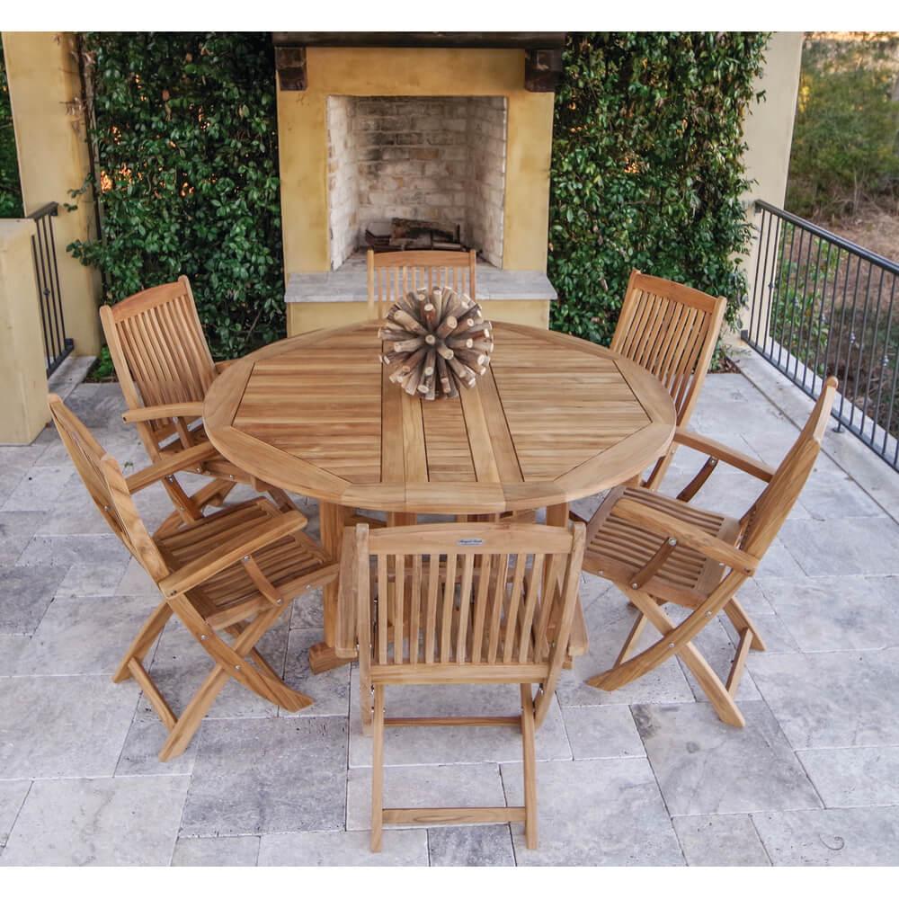 Royal Teak Sailor Folding Dining Arm Chair