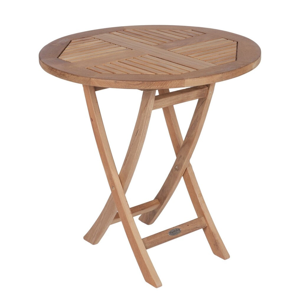 Royal Teak Sailor 30" Round Folding Dining Table
