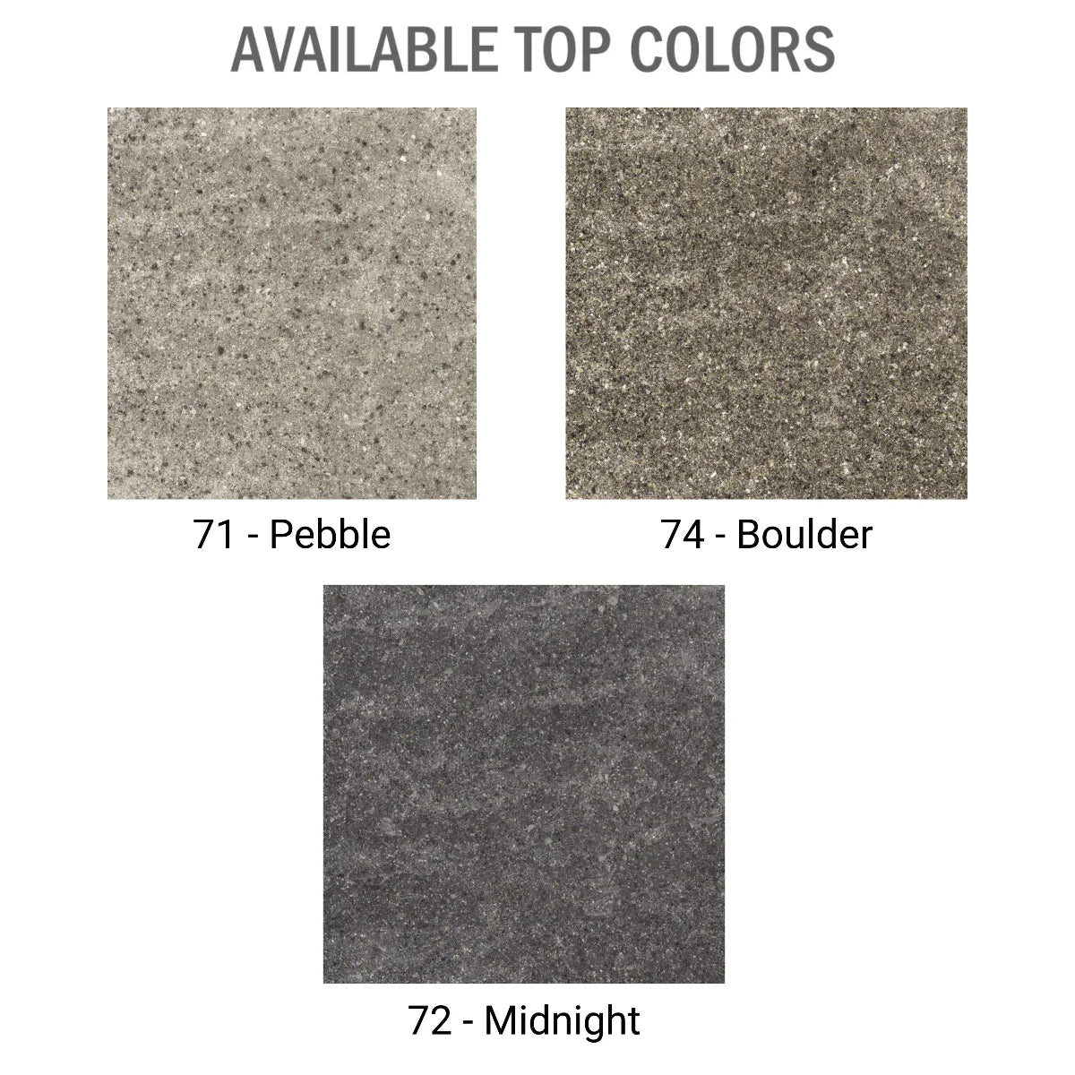 shadowrock table top options