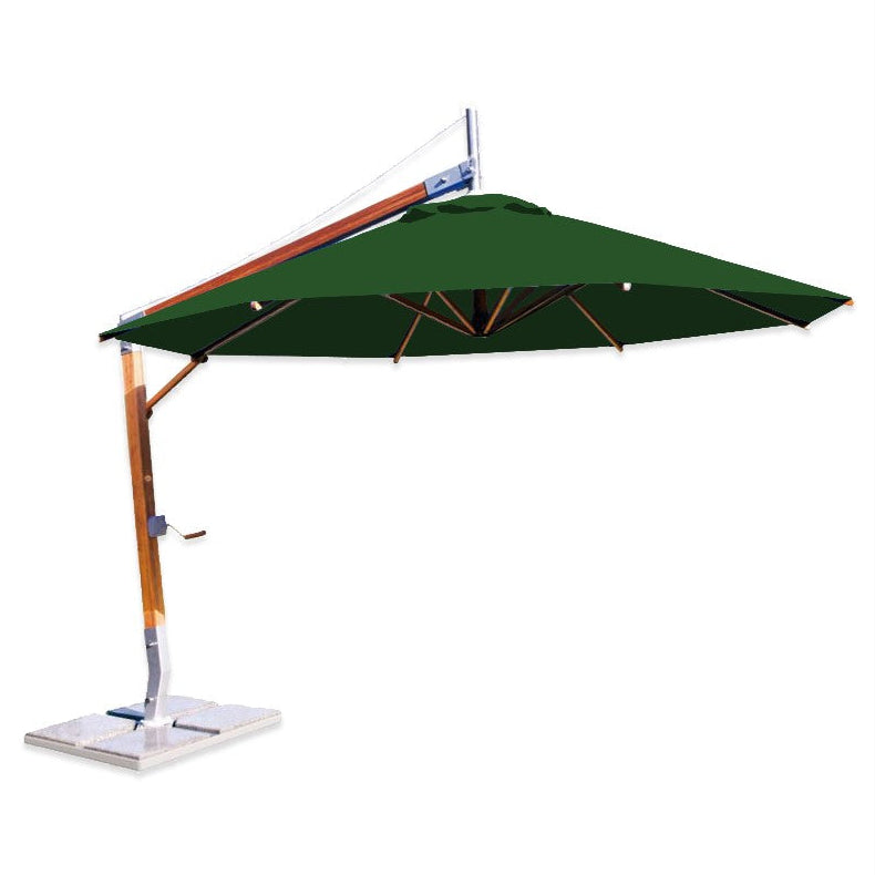 Sirocco 10' Round Bamboo Cantilever Umbrella