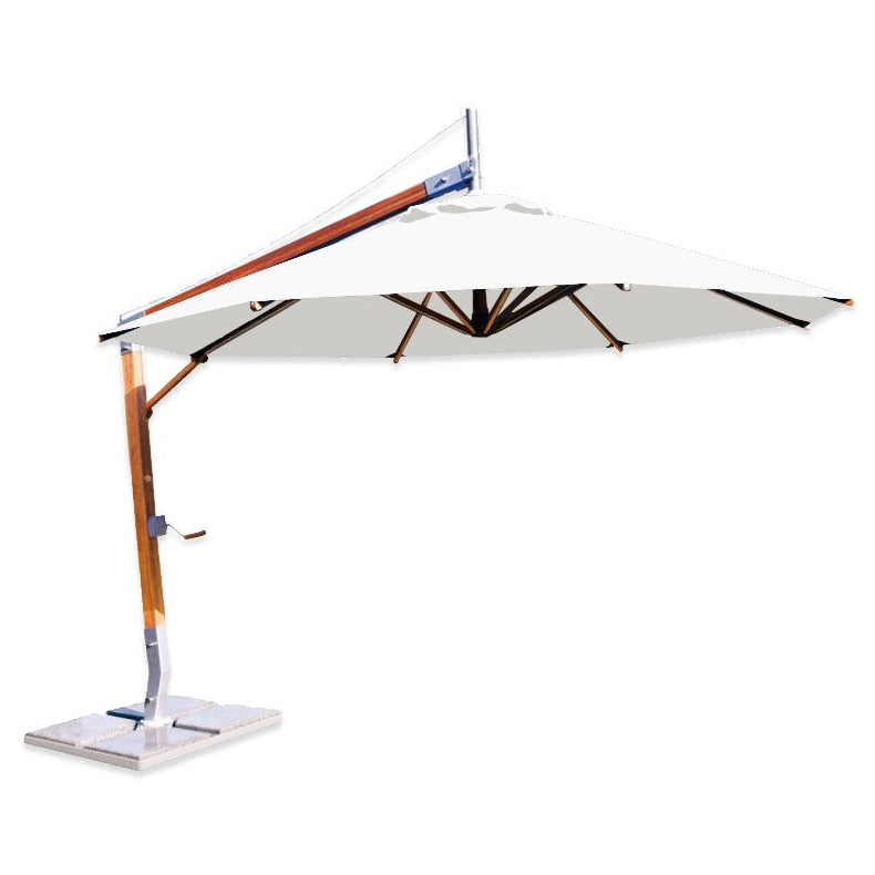Sirocco 10' Round Bamboo Cantilever Umbrella
