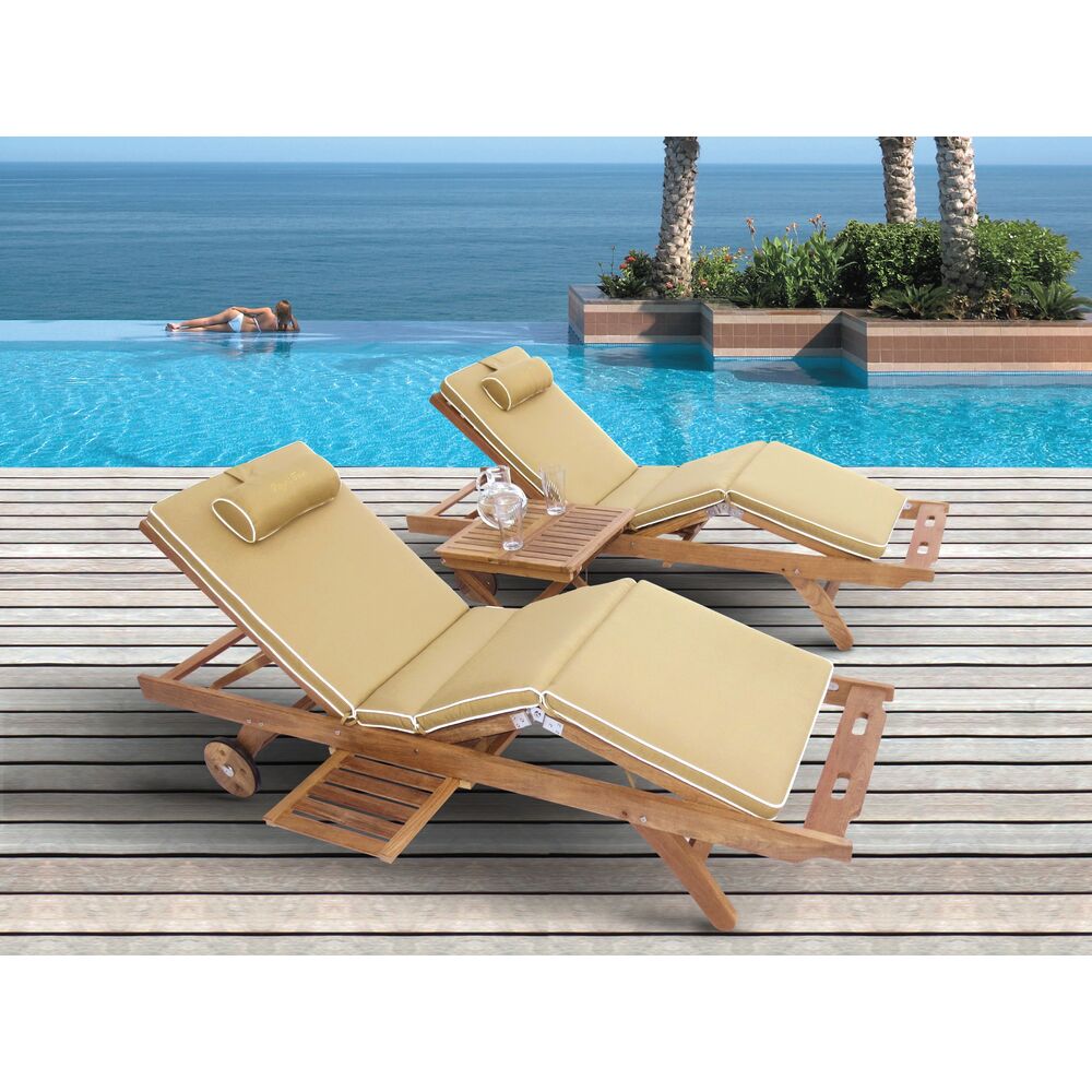 Royal Teak Sun Bed Chaise Lounge