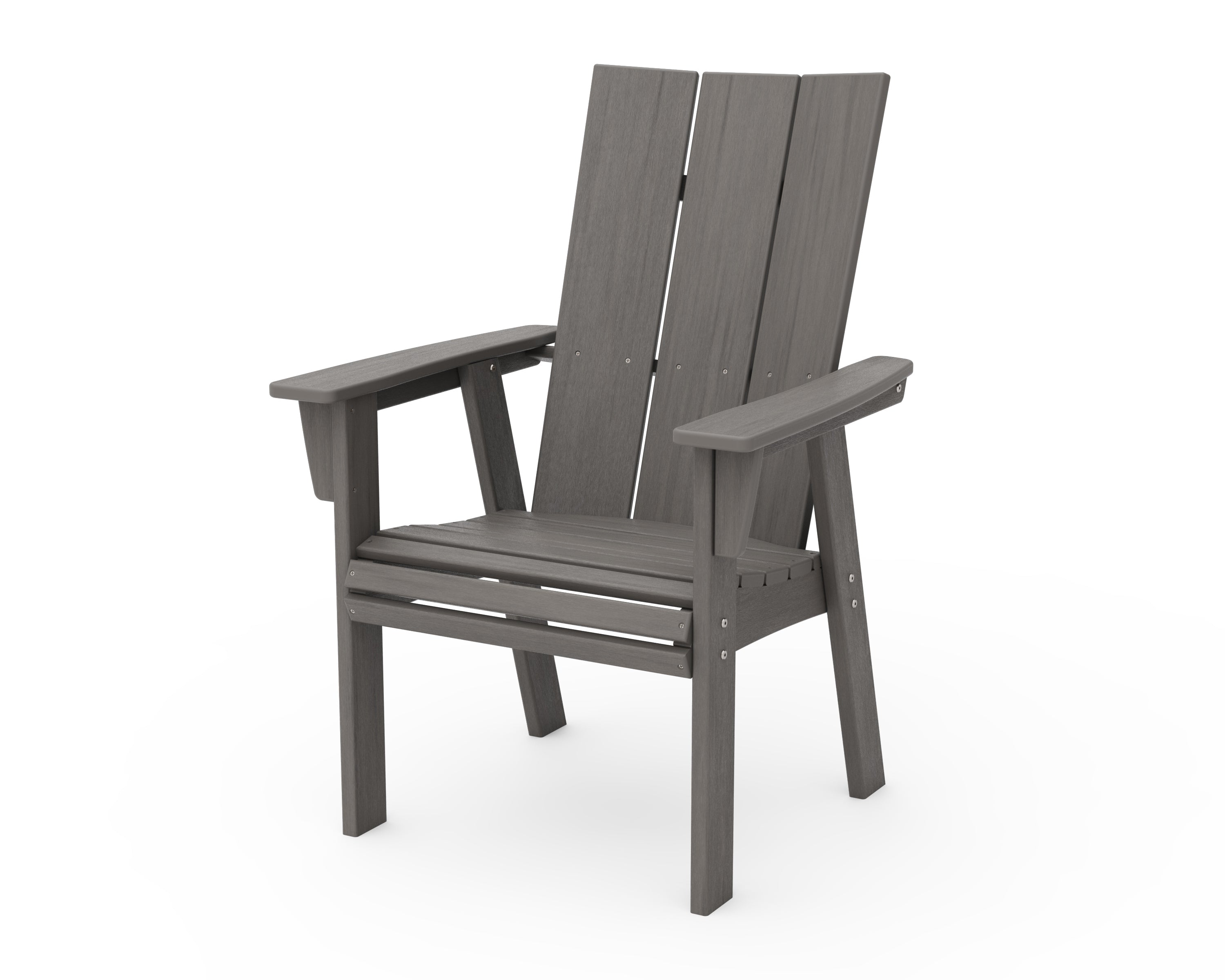 Modern Curveback Adirondack Dining Arm Chair