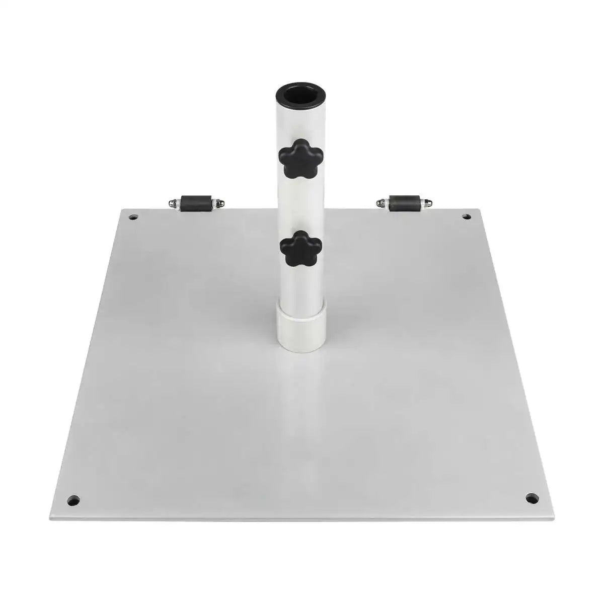 Steel Plate 75 lbs. Freestanding Umbrella Base w/ Wheels 8