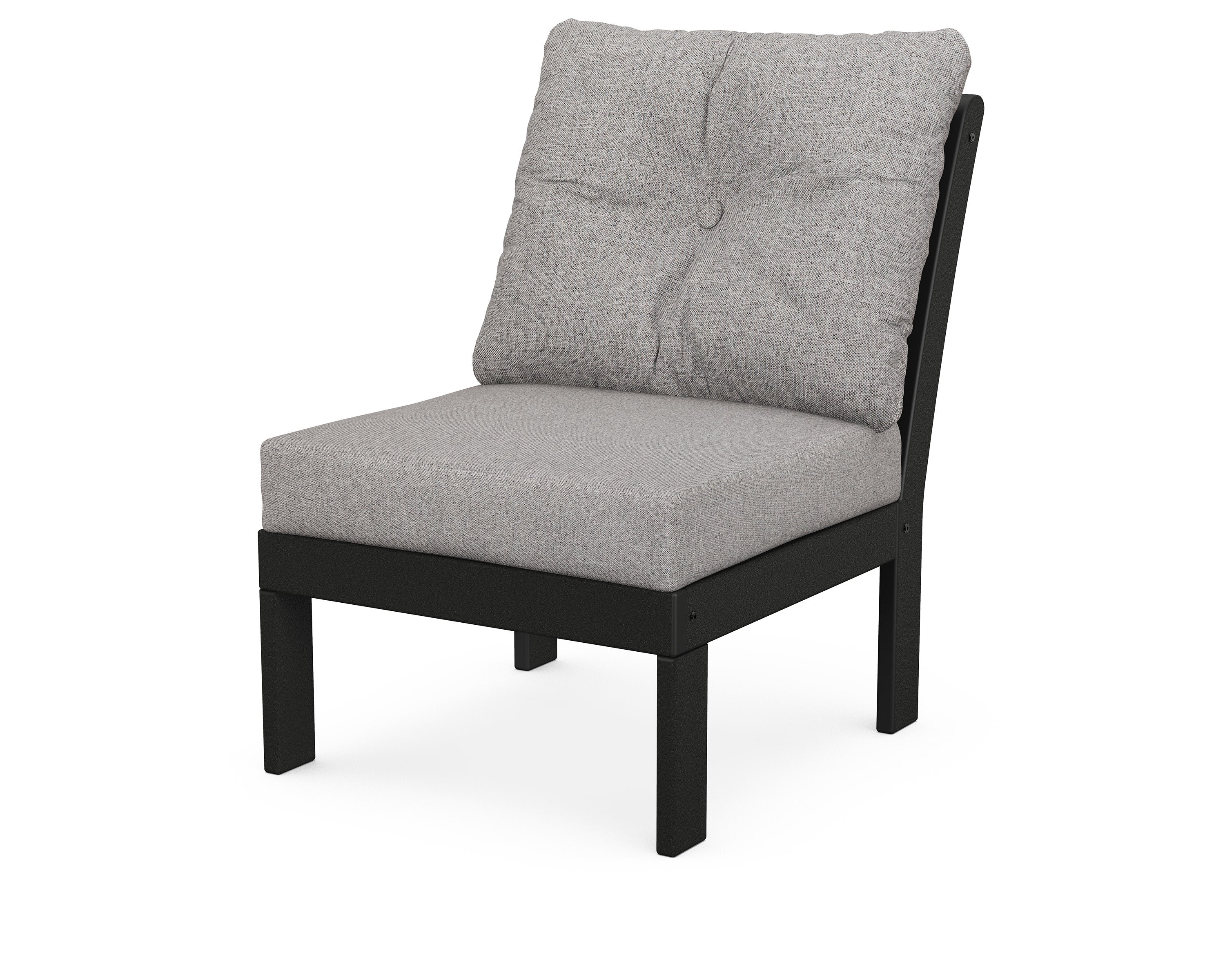 Vineyard Modular Armless Chair with Cushion