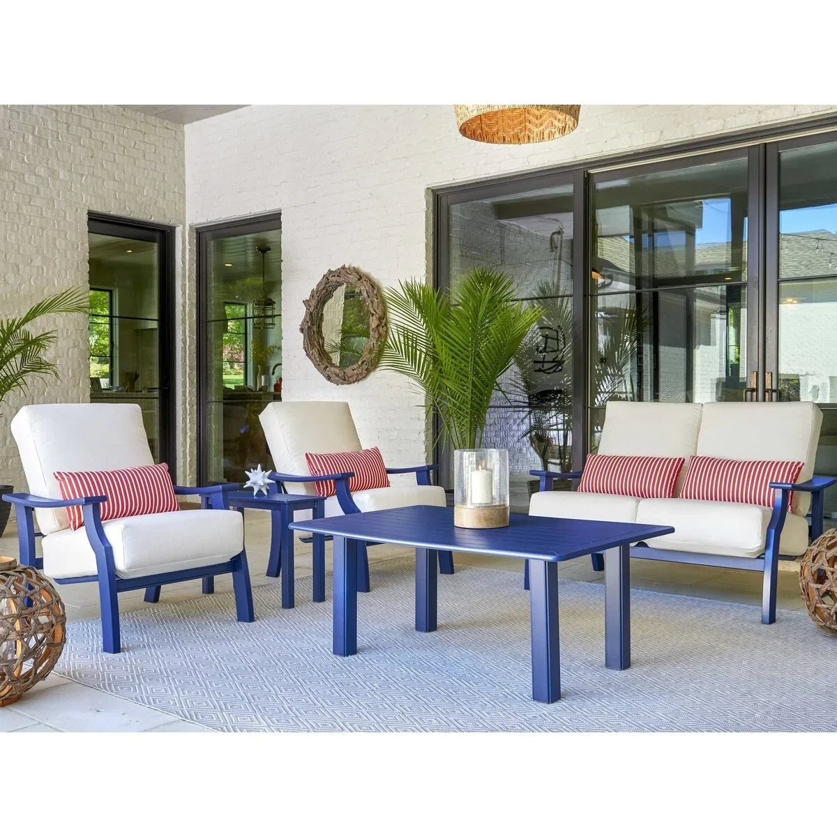 Telescope Casual 10" x 27" Rectangular MGP/Aluminum Chaise Table (Set of 2)-9