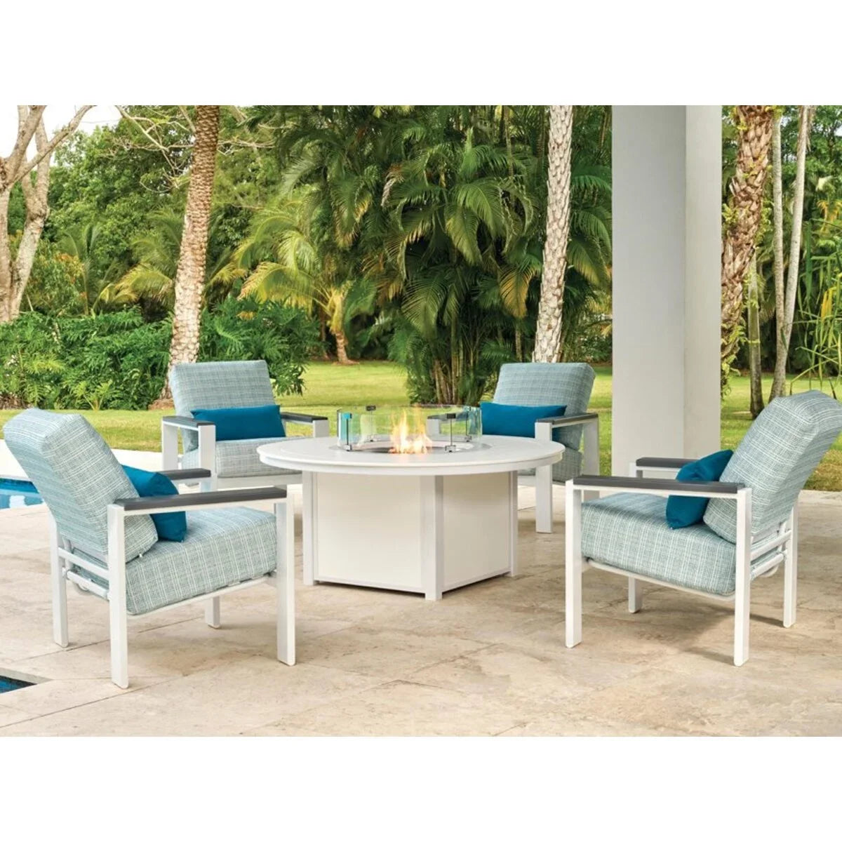Telescope Casual 54" Round Origins Top Fire Table-2