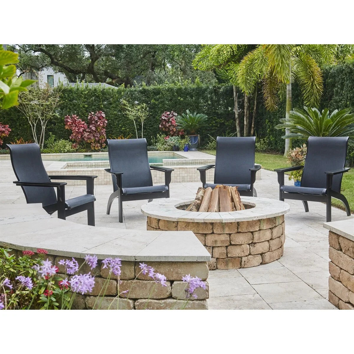 Telescope Casual Adirondack MGP Sling Chat Arm Chair-7