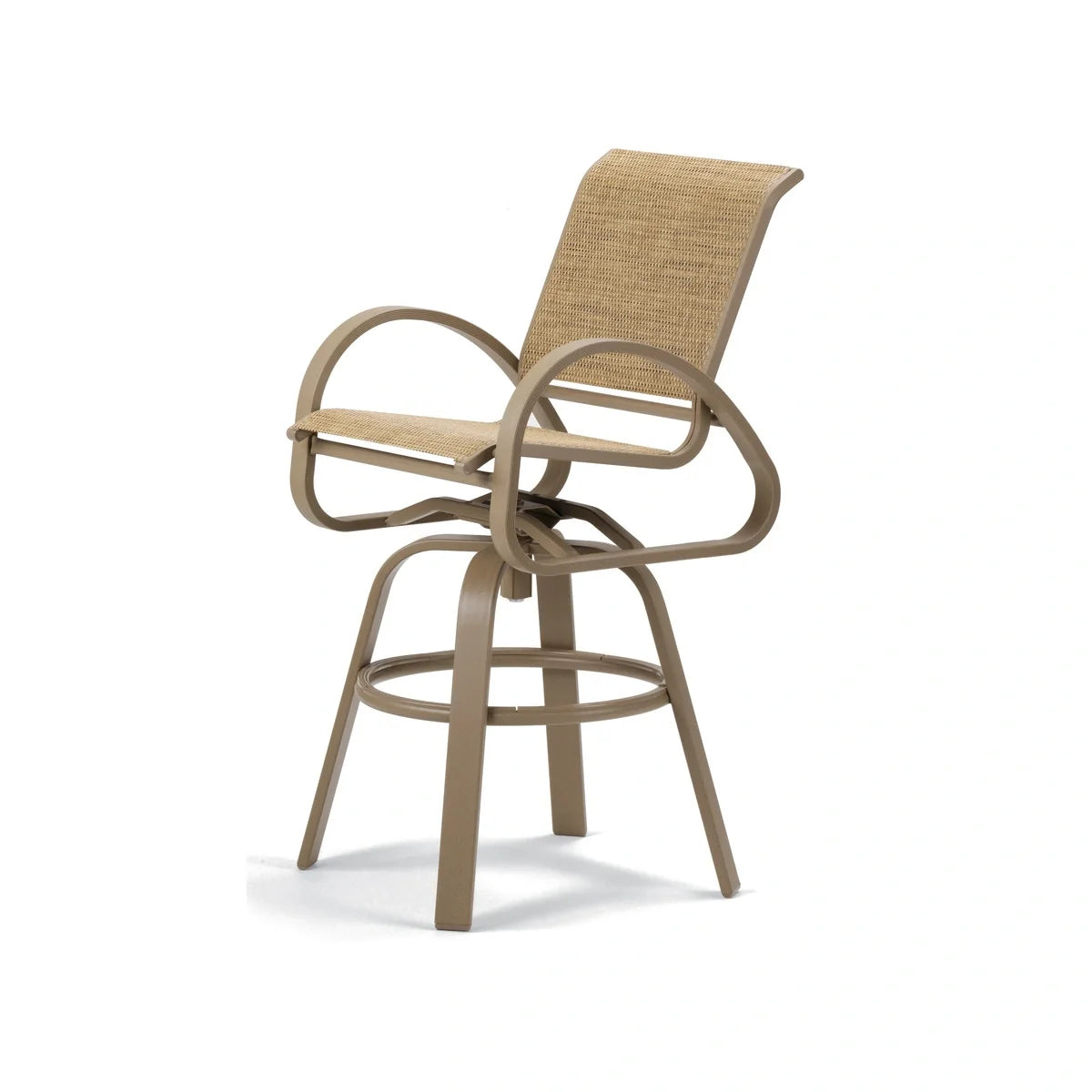 Telescope Casual Aruba Sling Bar Height Swivel Cafe Chair-2
