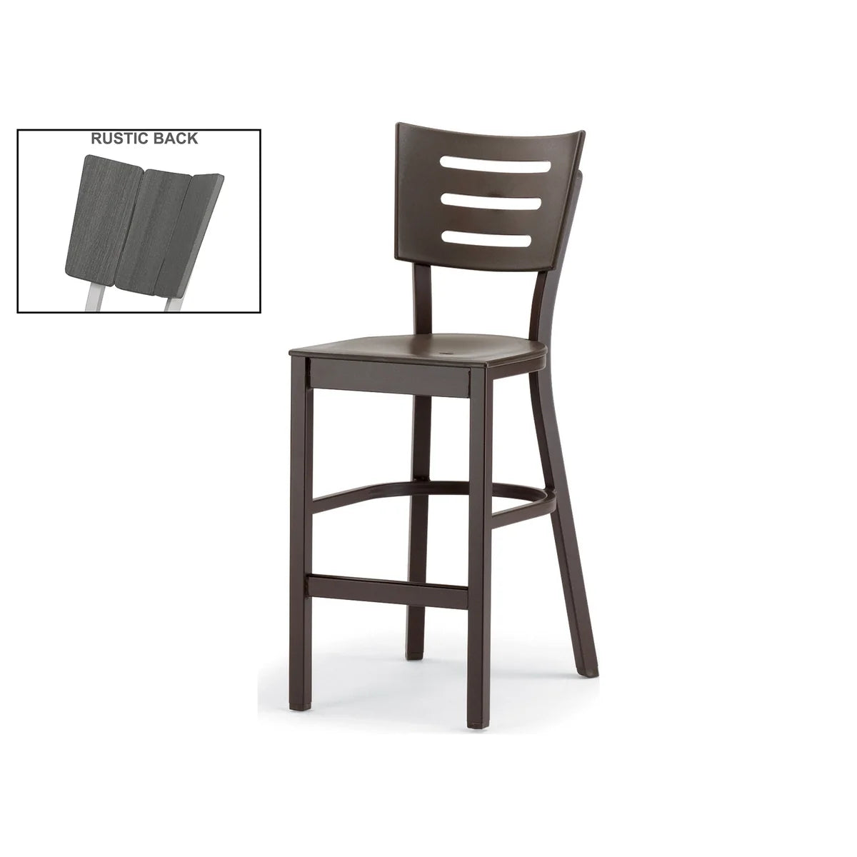 Telescope Casual Avant Balcony Height Stacking Chair (Set of 2)-4
