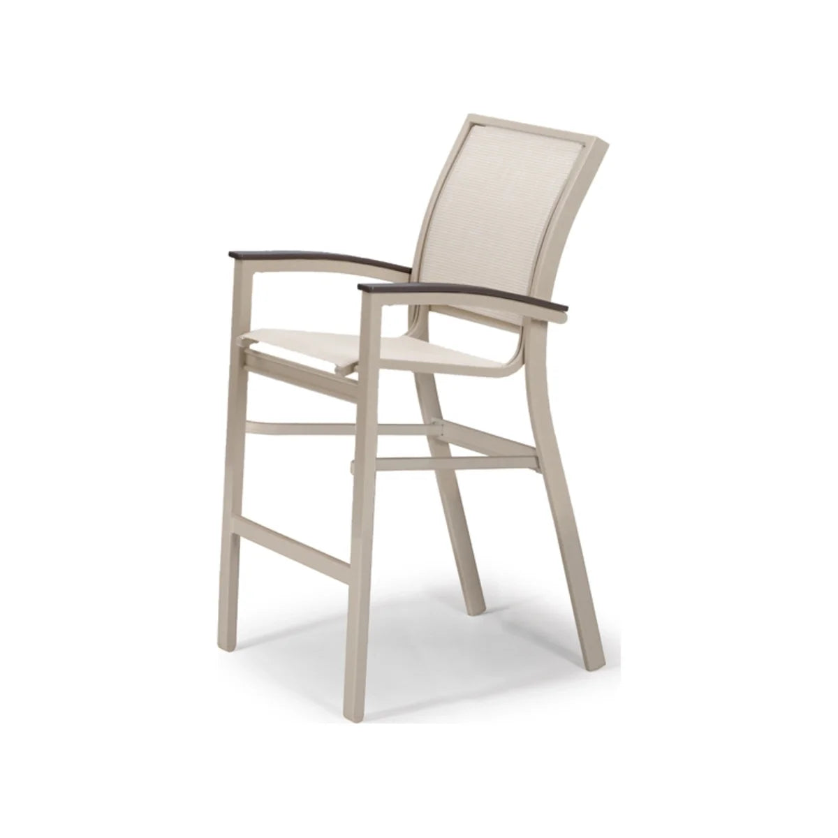 Telescope Casual Bazza MGP/Aluminum Sling Stacking Balcony Height Cafe Chair-2
