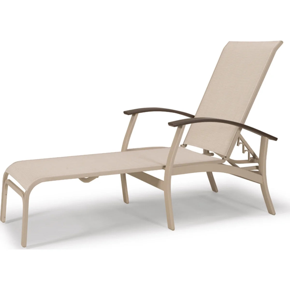 Telescope Casual Belle Isle MGP/Aluminum Sling 4-Position Chaise Lounge-3