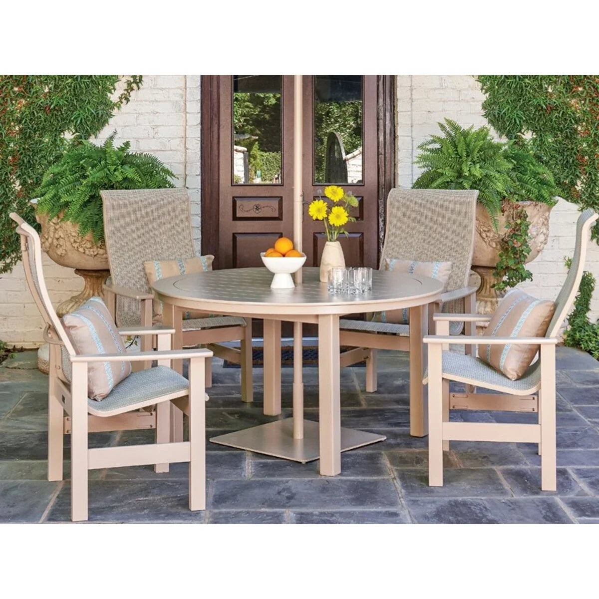 Telescope Casual Leeward MGP Sling Dining Arm Chair (Set of 2)-4