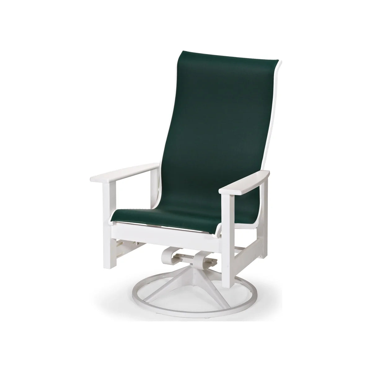 Telescope Casual Leeward MGP Sling Supreme High Back Swivel Rocker Dining Chair-2