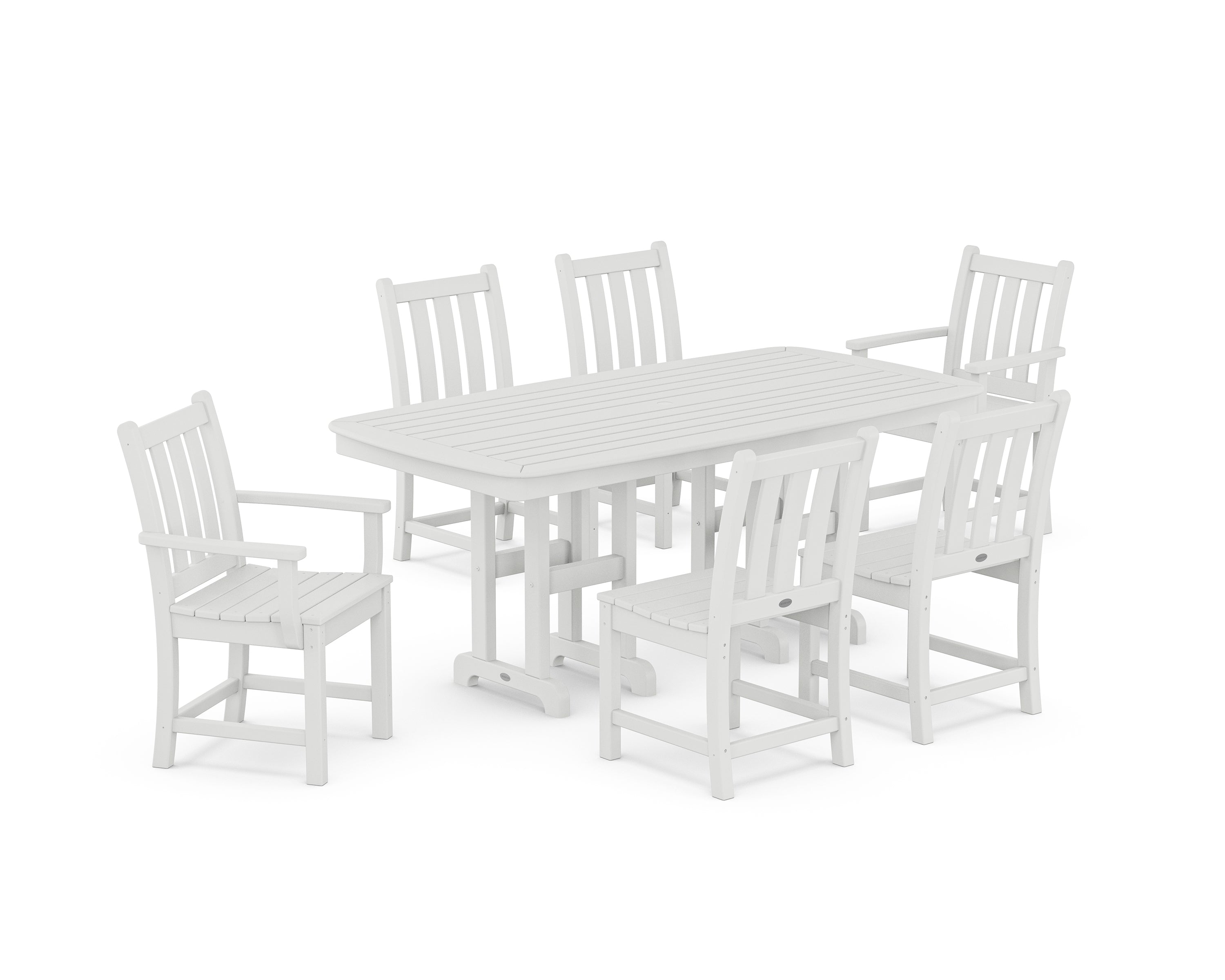 Traditional Garden 7-Piece Dining Set 6
