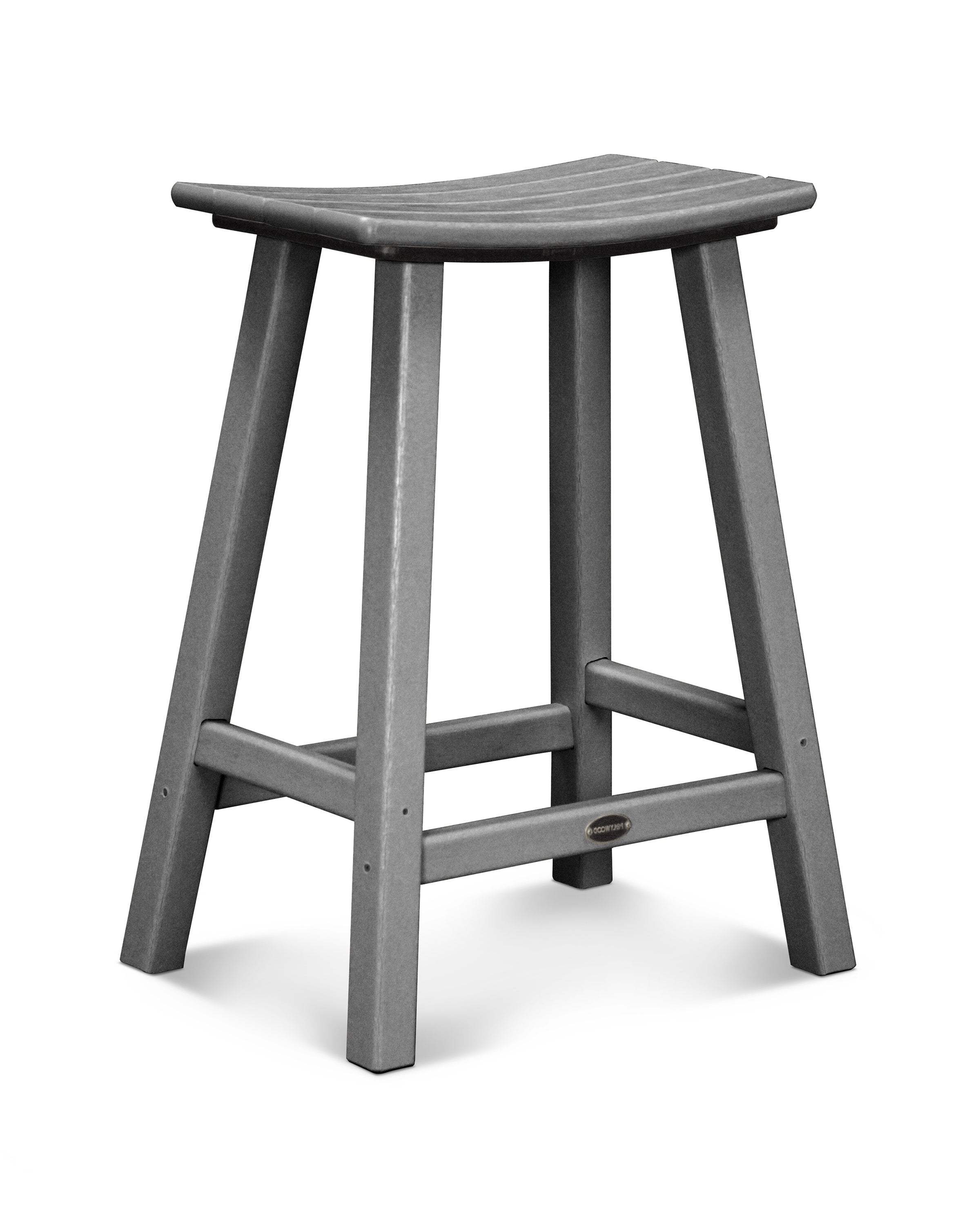 Traditional Saddle Counter Stool 1