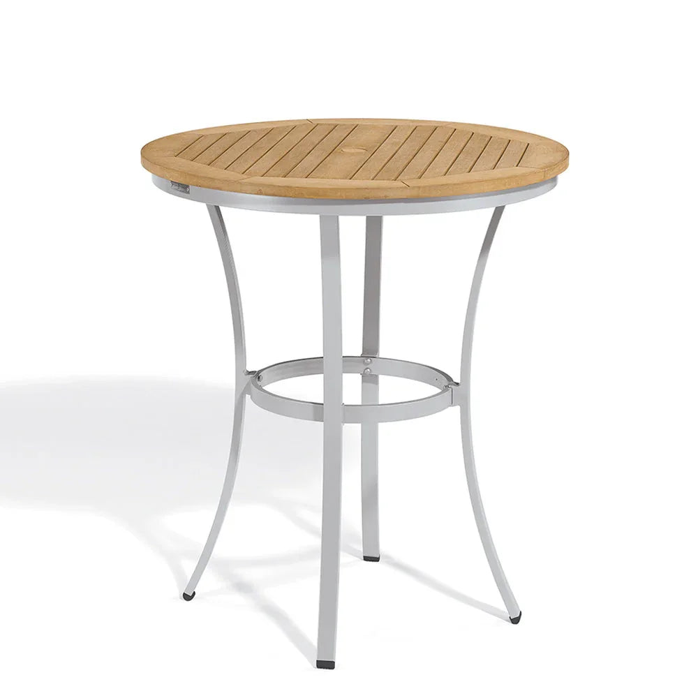 Travira 36" Round Cafe Bar Table TV36FBR by Oxford Garden