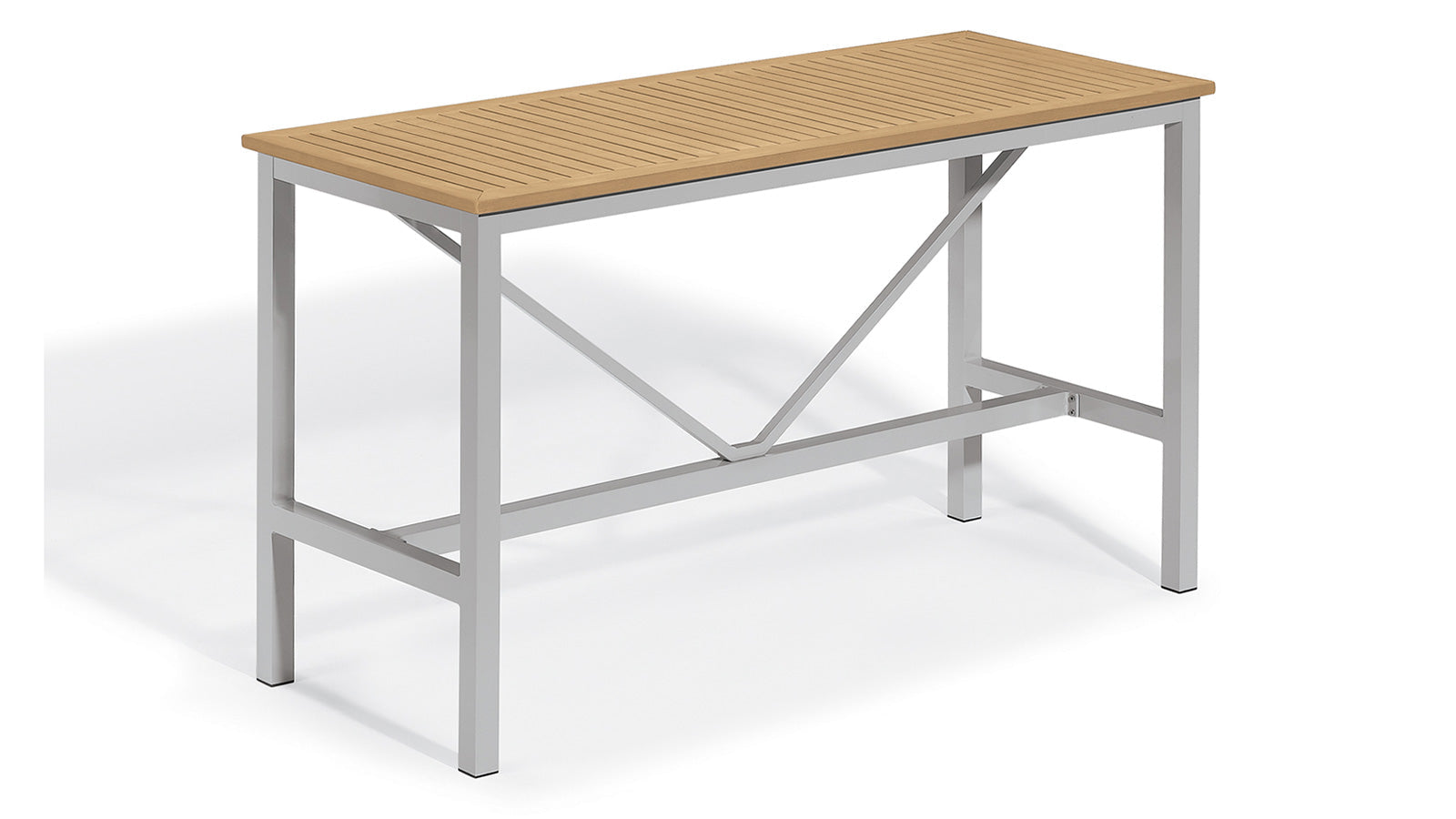 Travira 72" Rectangular Bar Table TV72BR by Oxford Garden