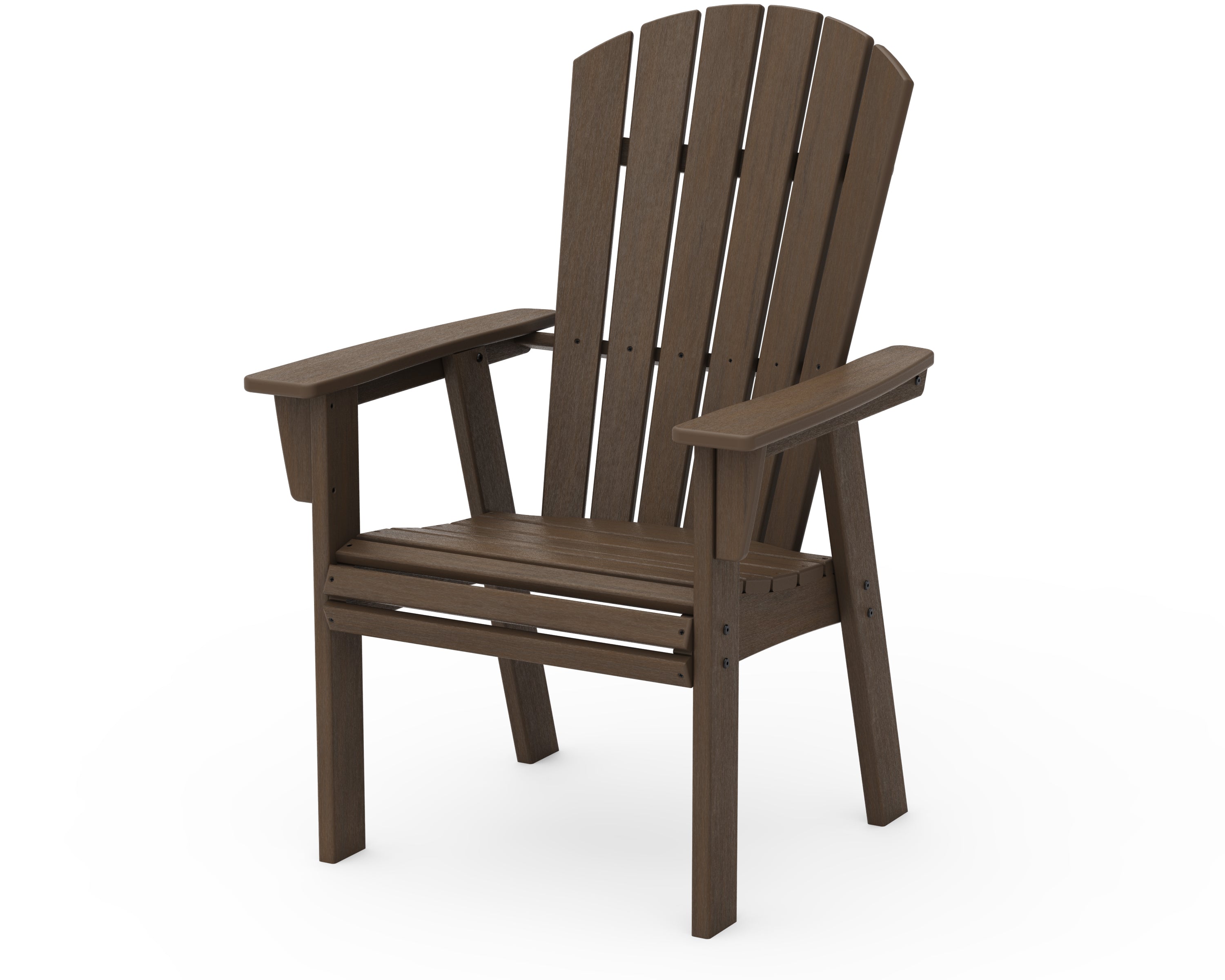 Nautical Curveback Adirondack Dining Arm Chair
