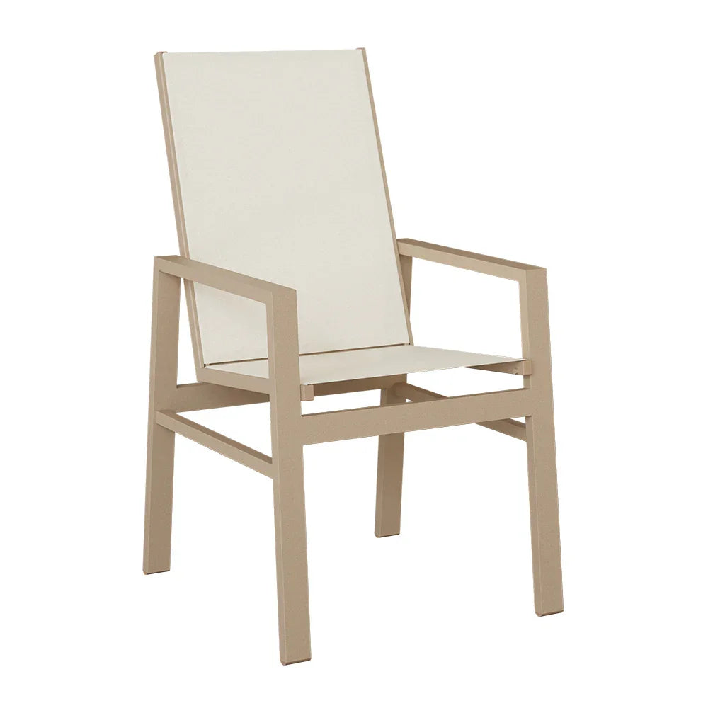 Vida Sling High Back Dining Arm Chair