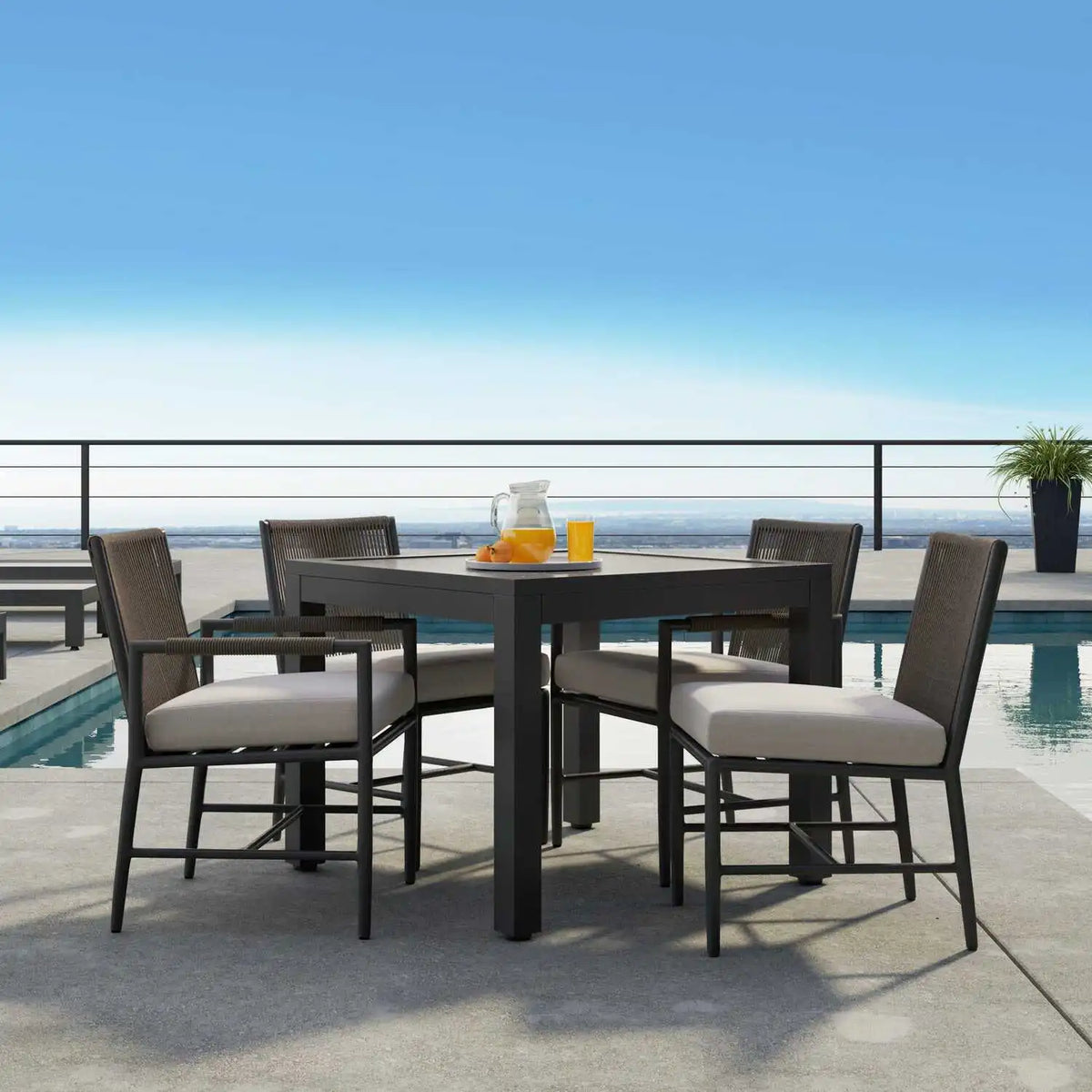 Vegas 36" Square Dining Table SW1201-SQT36 by Sunset West 4