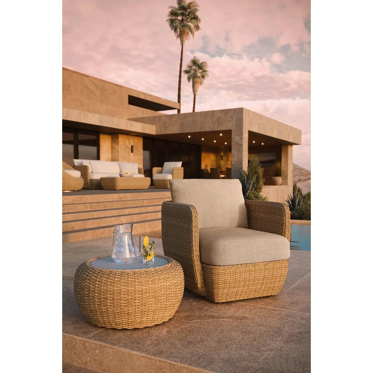 Velo 25" Round Side Table
