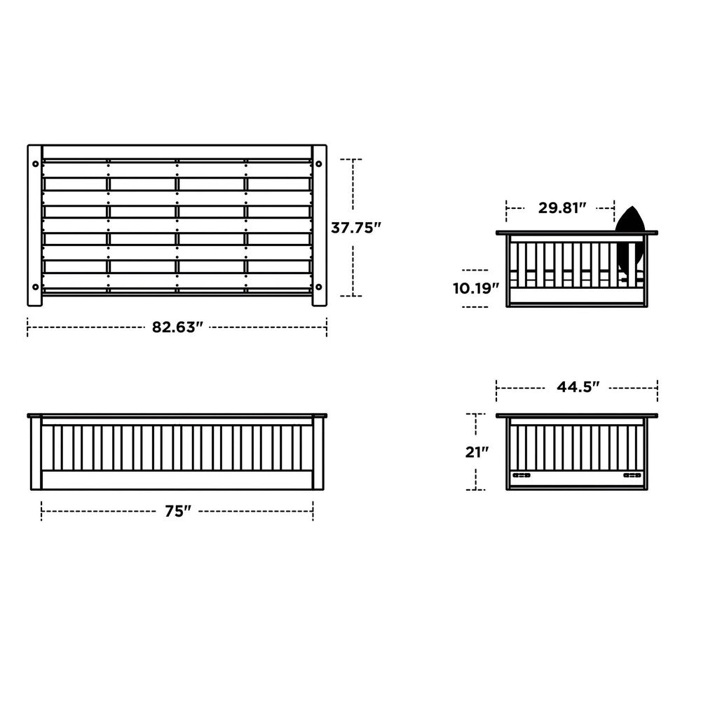 Vineyard Daybed Swing 2