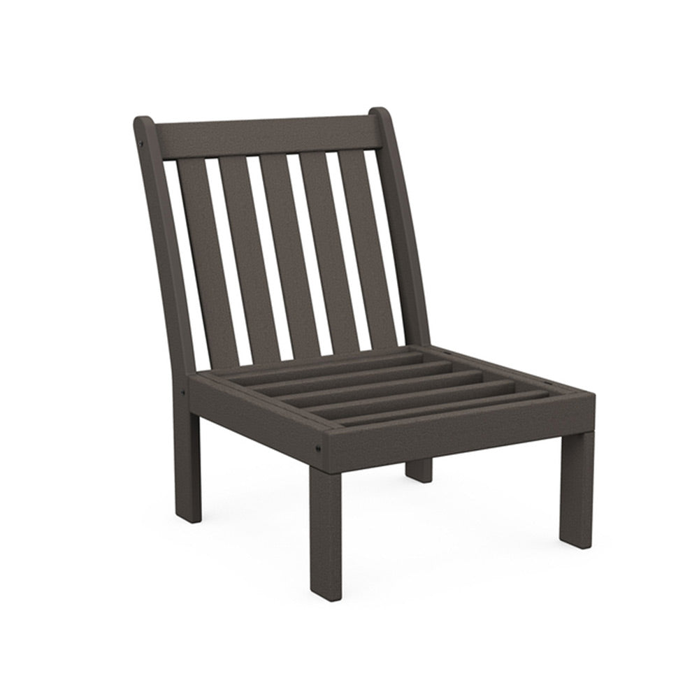 Vineyard Modular Armless Chair with Cushion 10