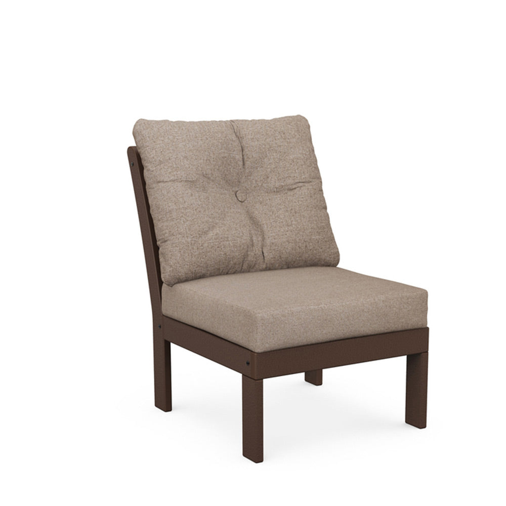 Vineyard Modular Armless Chair with Cushion 3
