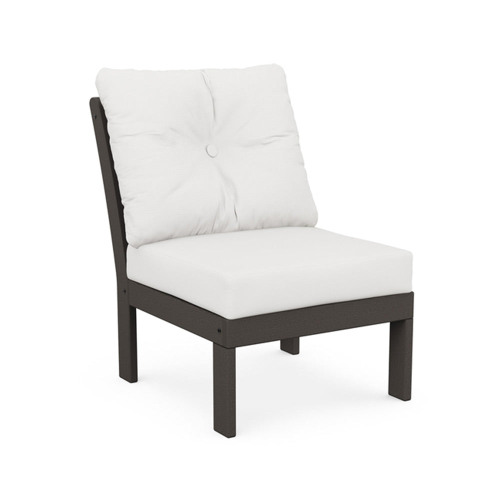 Vineyard Modular Armless Chair with Cushion 6