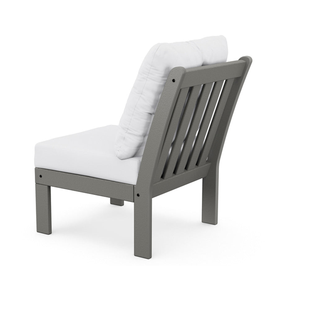 Vineyard Modular Armless Chair with Cushion 9