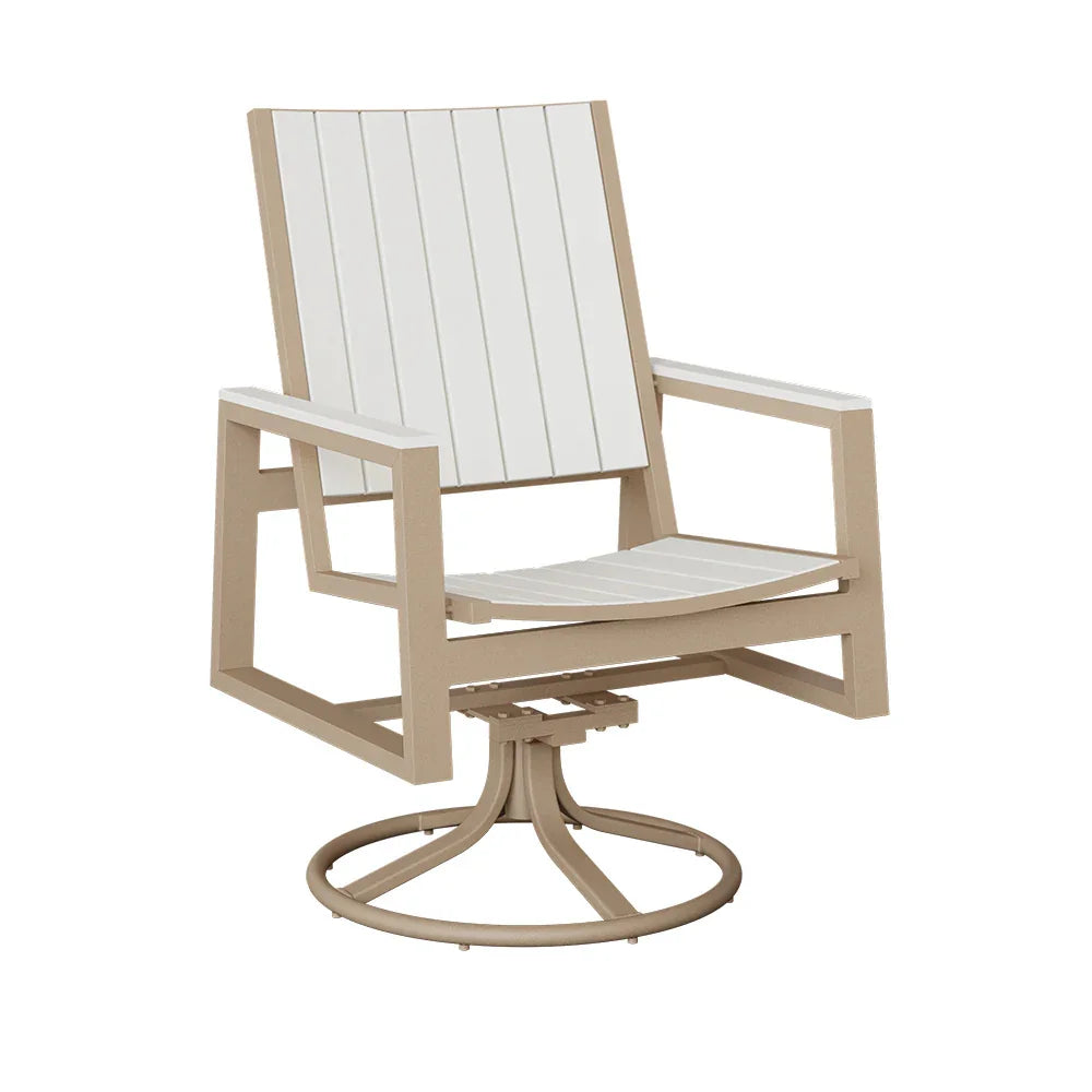 Vida Poly Dining Swivel Rocker