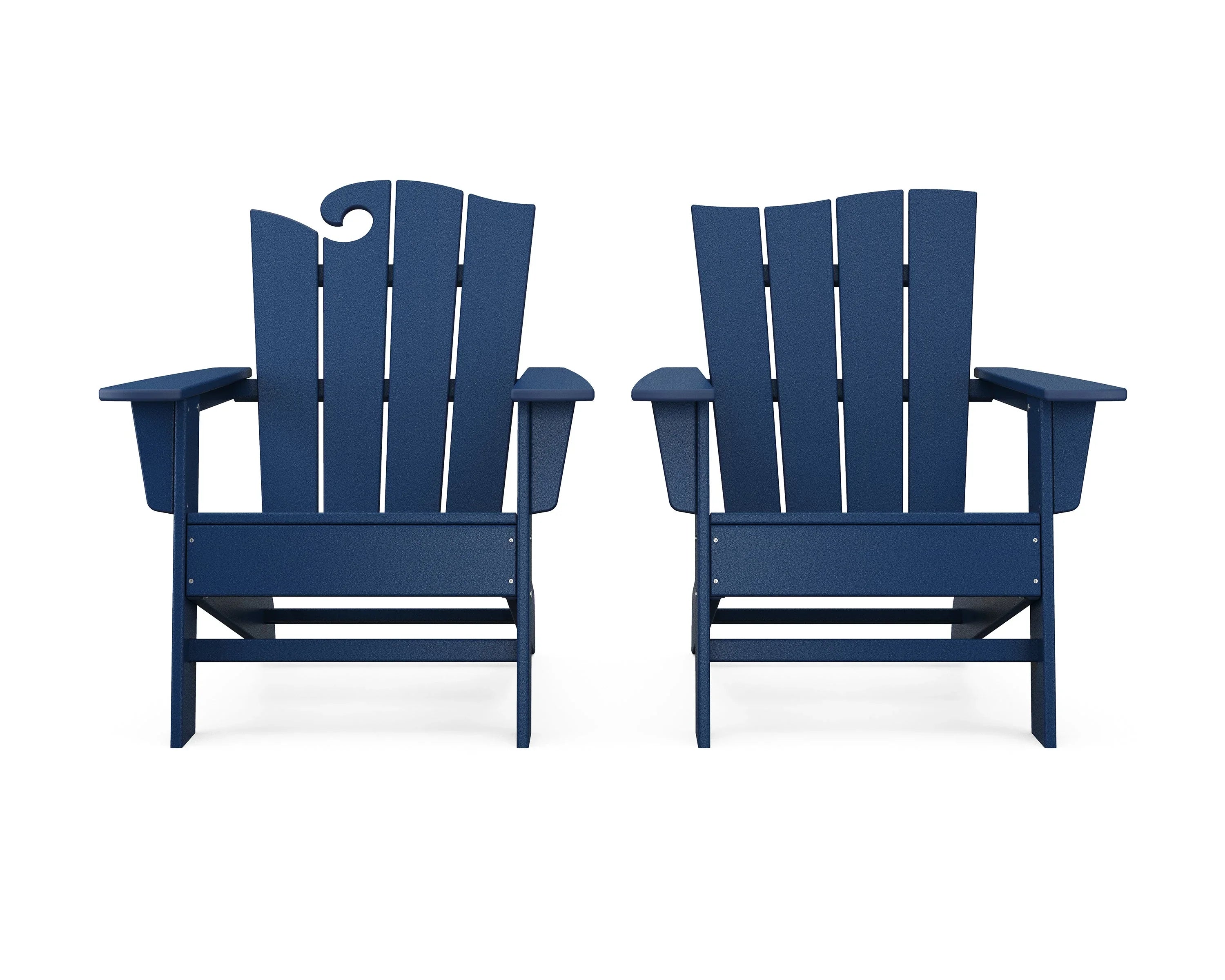 Wave 2-Piece Adirondack Set with The Wave Chair Left 10