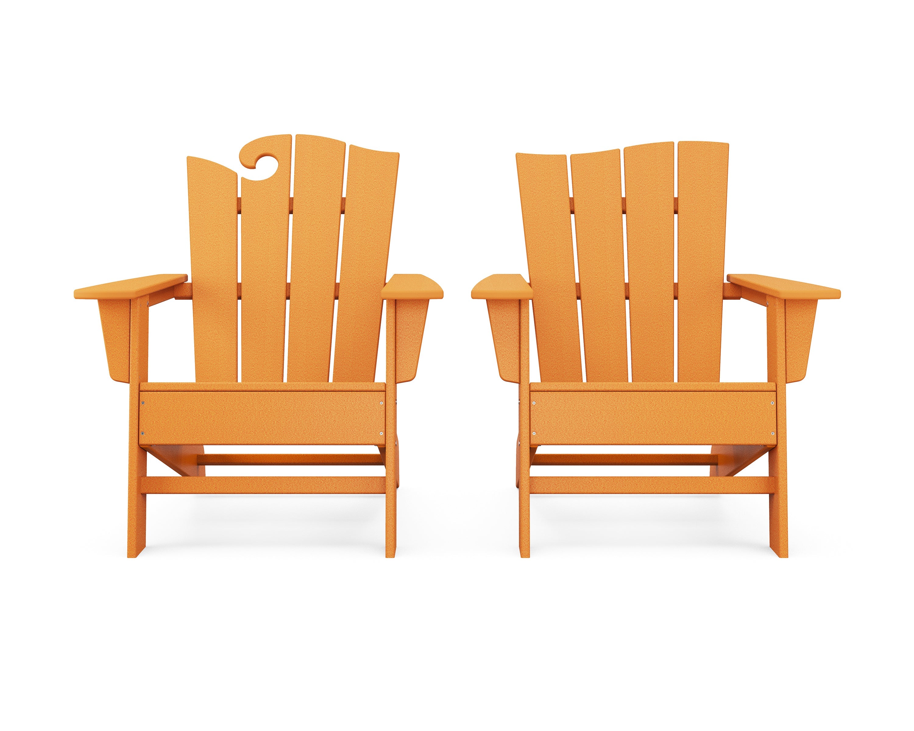 Wave 2-Piece Adirondack Set with The Wave Chair Left 13