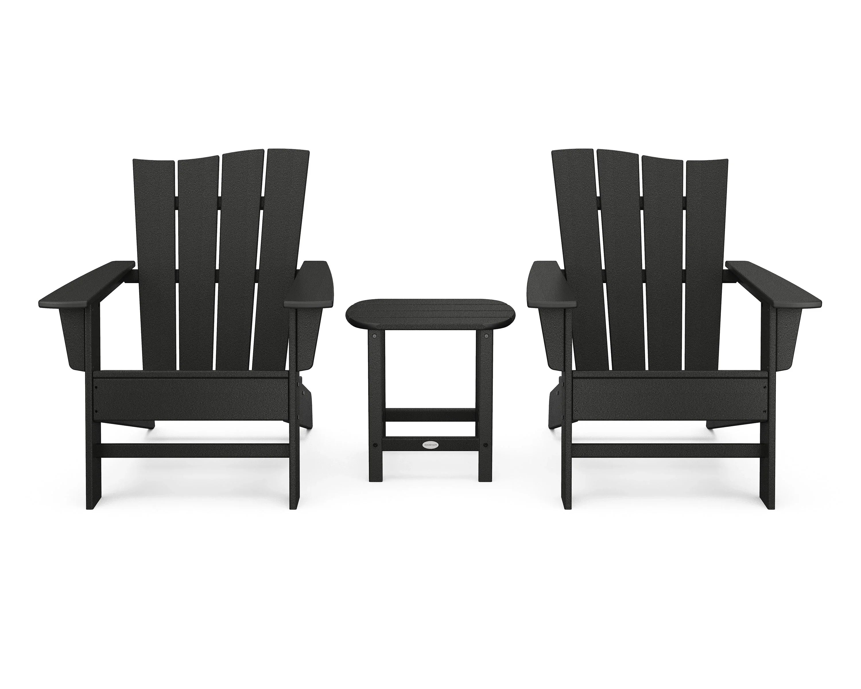 Wave 3-Piece Adirondack Chair Set