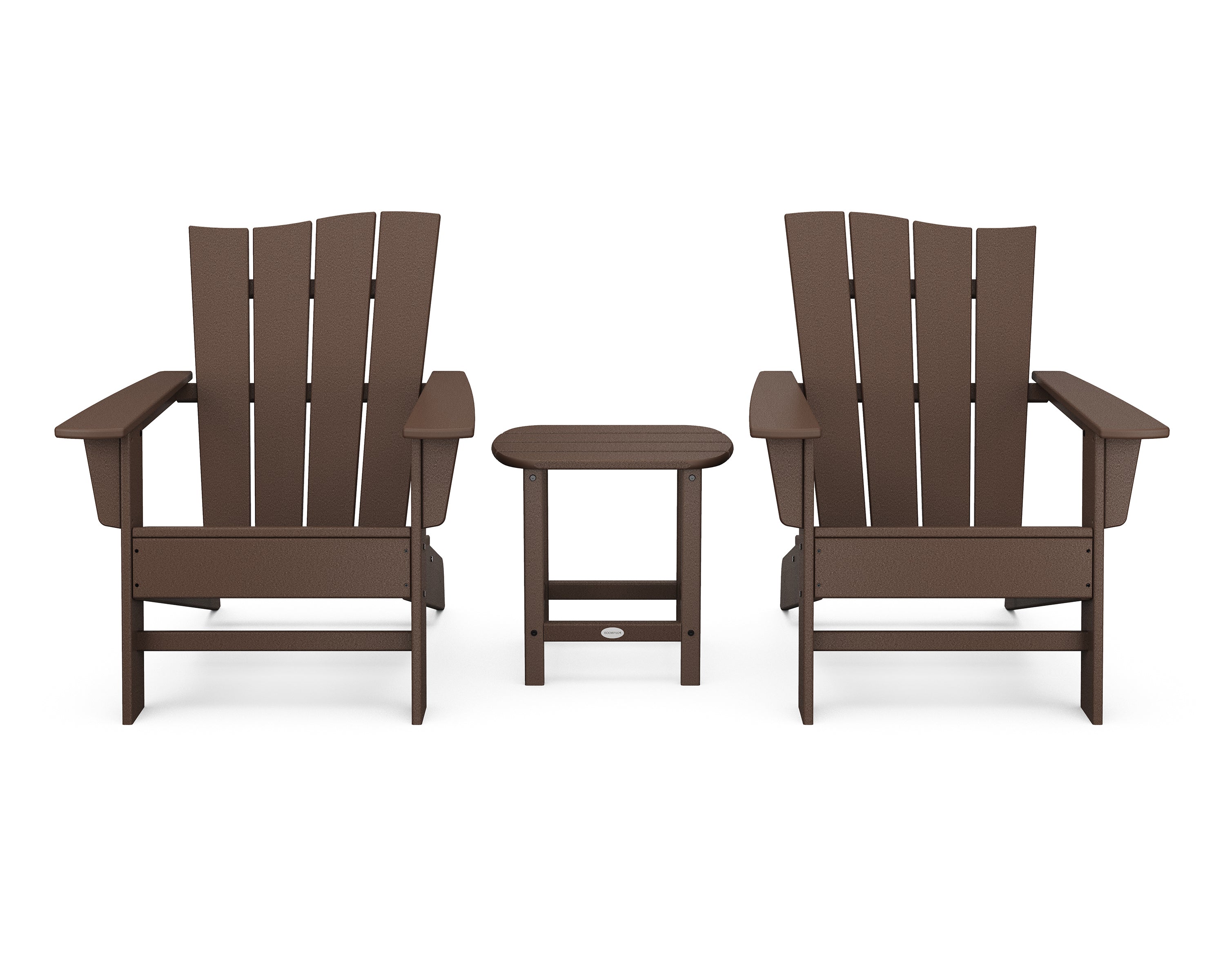 Wave 3-Piece Adirondack Chair Set 3
