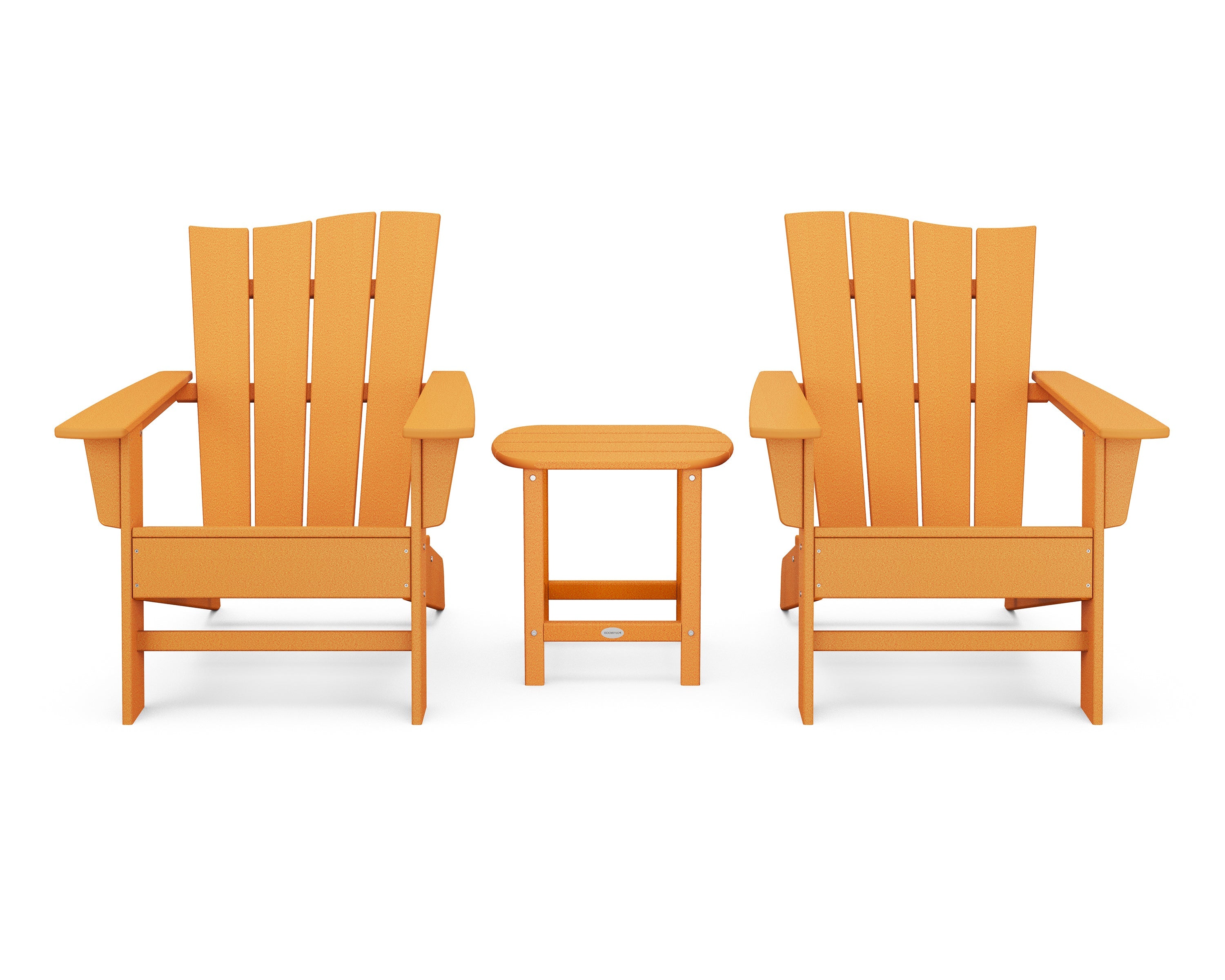 Wave 3-Piece Adirondack Chair Set 13
