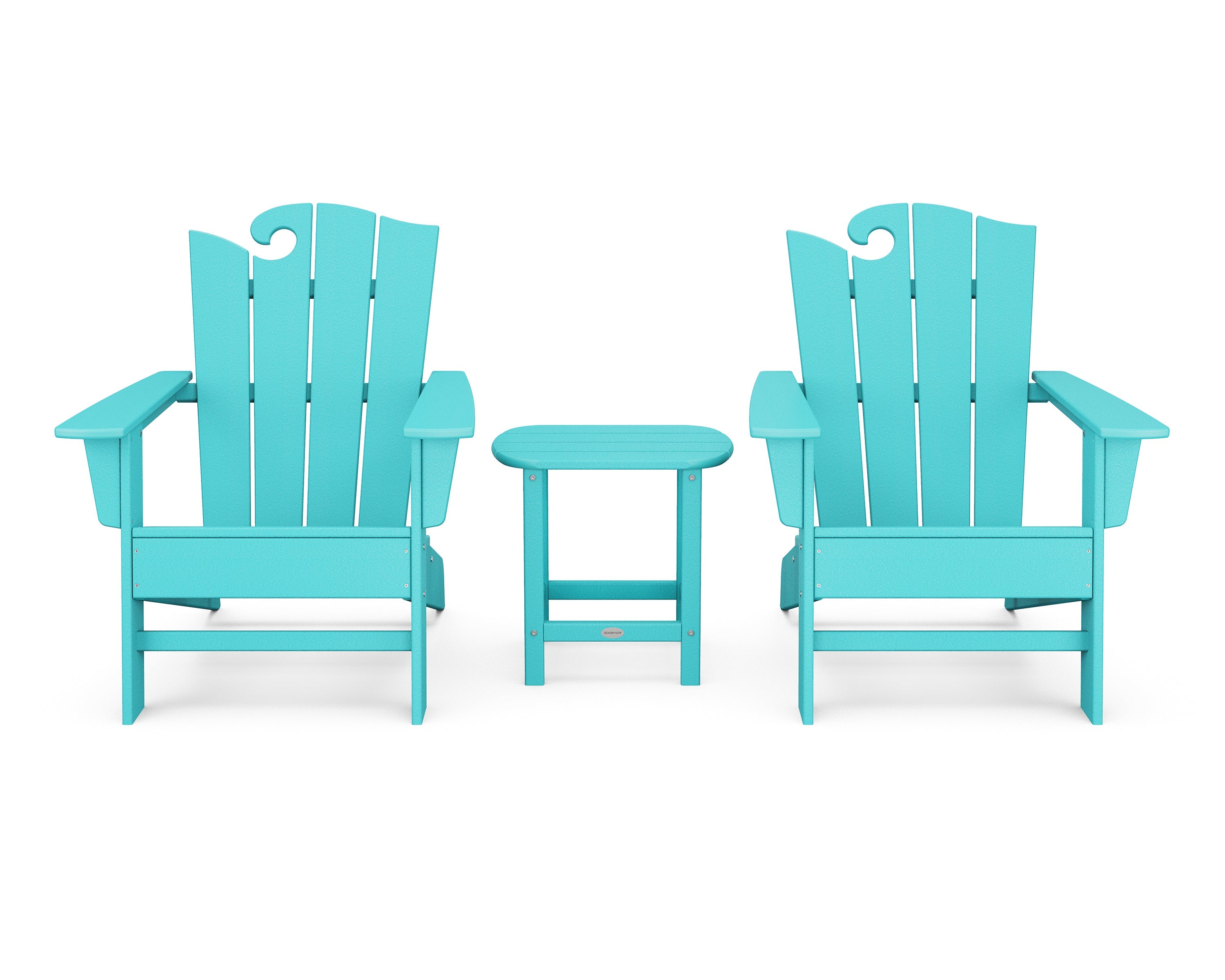 Wave 3-Piece Adirondack Set with The Ocean Chair 7