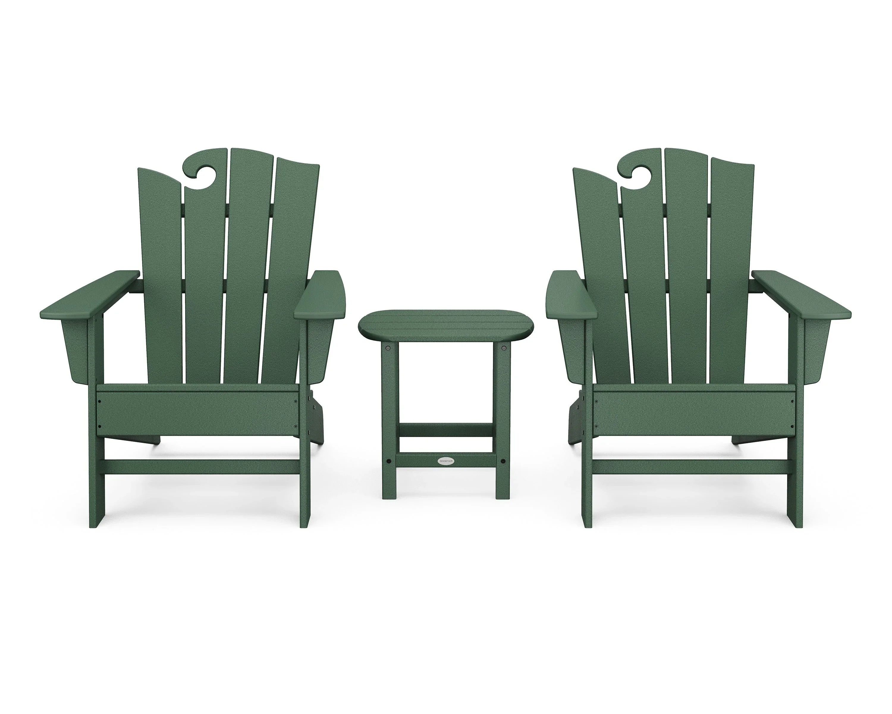Wave 3-Piece Adirondack Set with The Ocean Chair 2