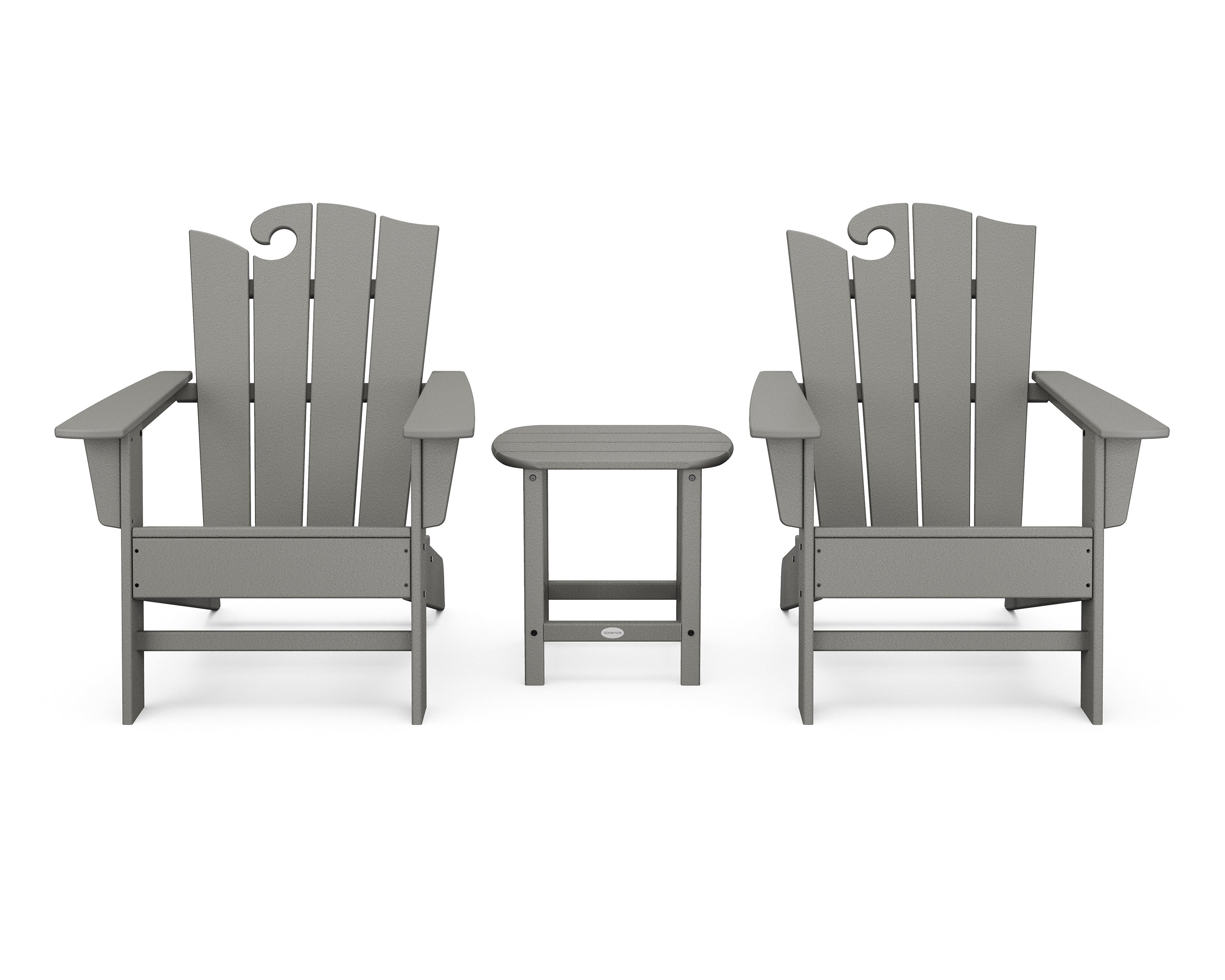 Wave 3-Piece Adirondack Set with The Ocean Chair 1