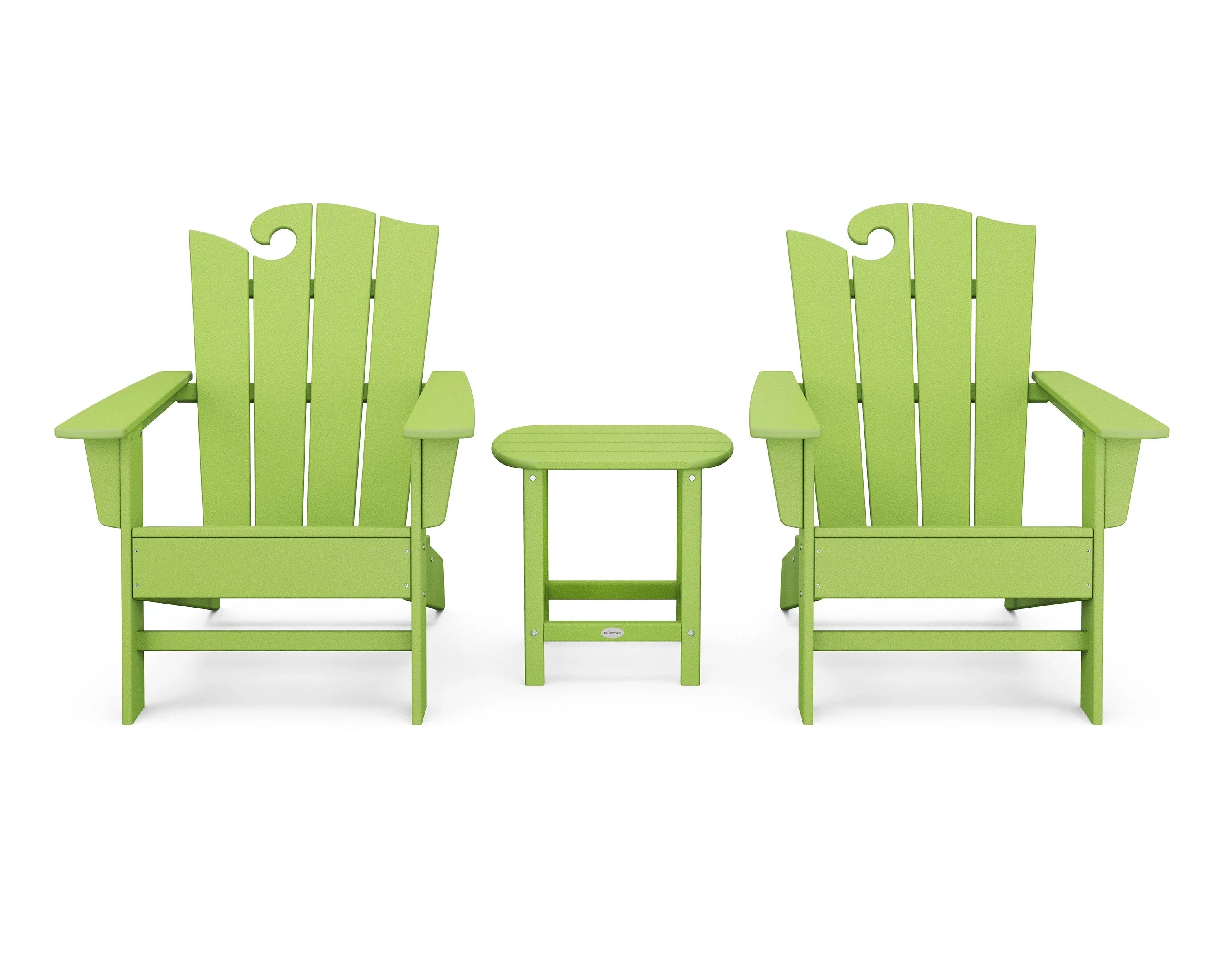 Wave 3-Piece Adirondack Set with The Ocean Chair 9