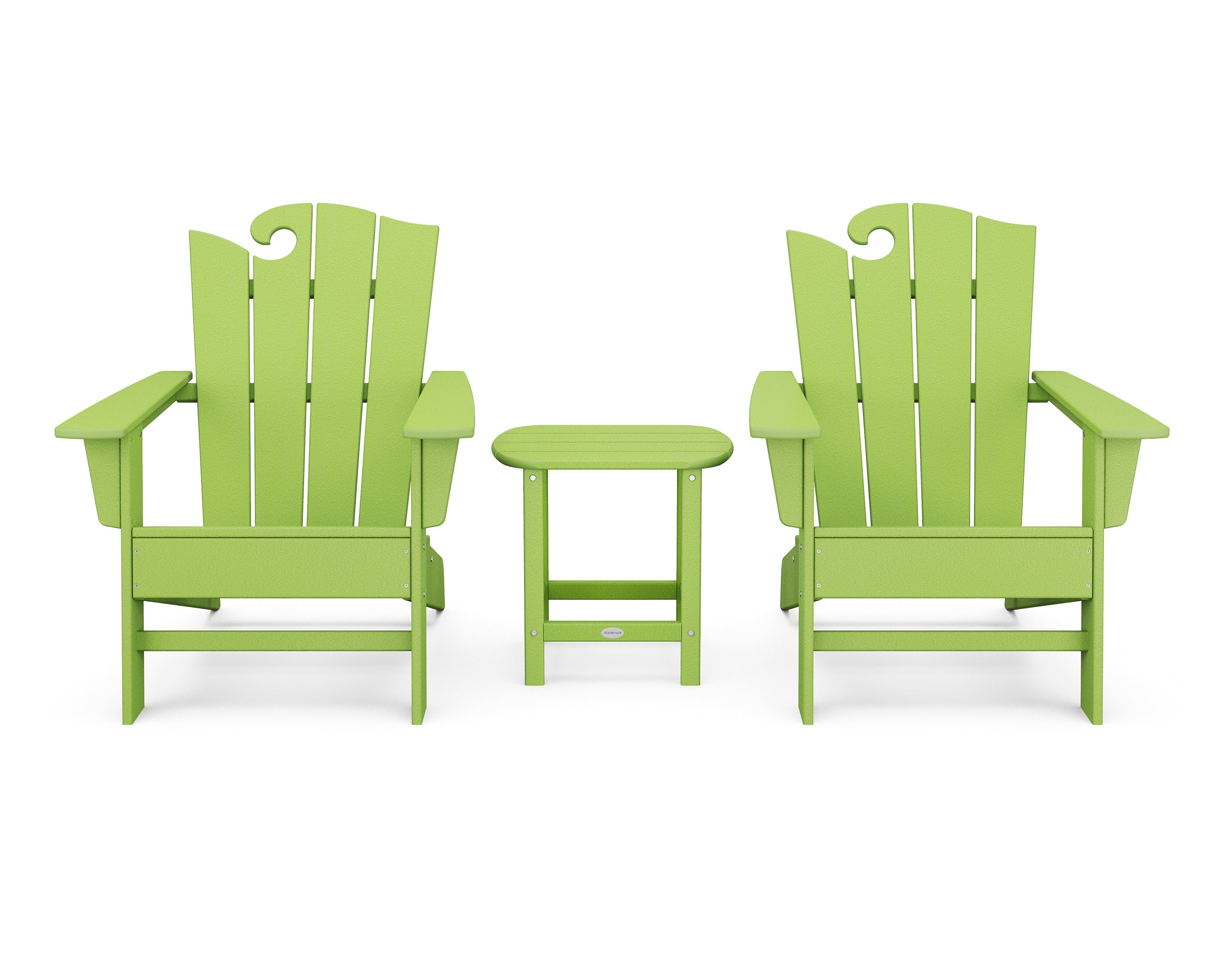 Wave 3-Piece Adirondack Set with The Ocean Chair 9