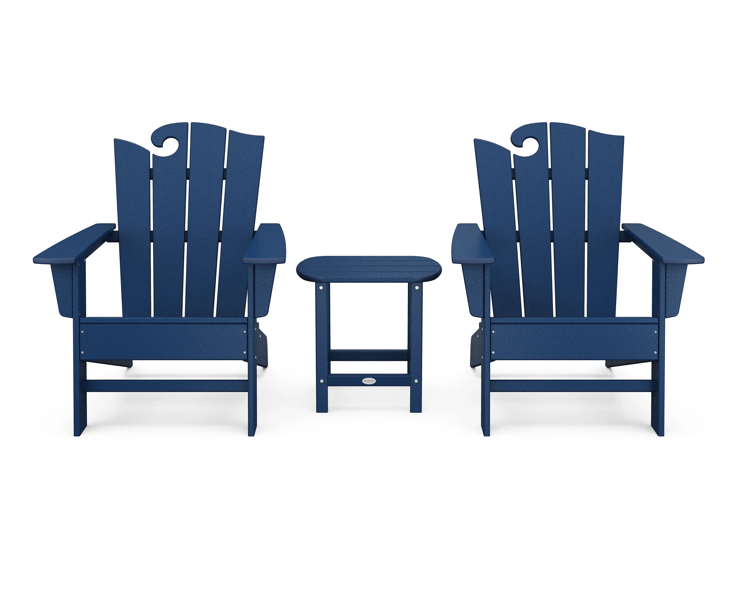 Wave 3-Piece Adirondack Set with The Ocean Chair 10