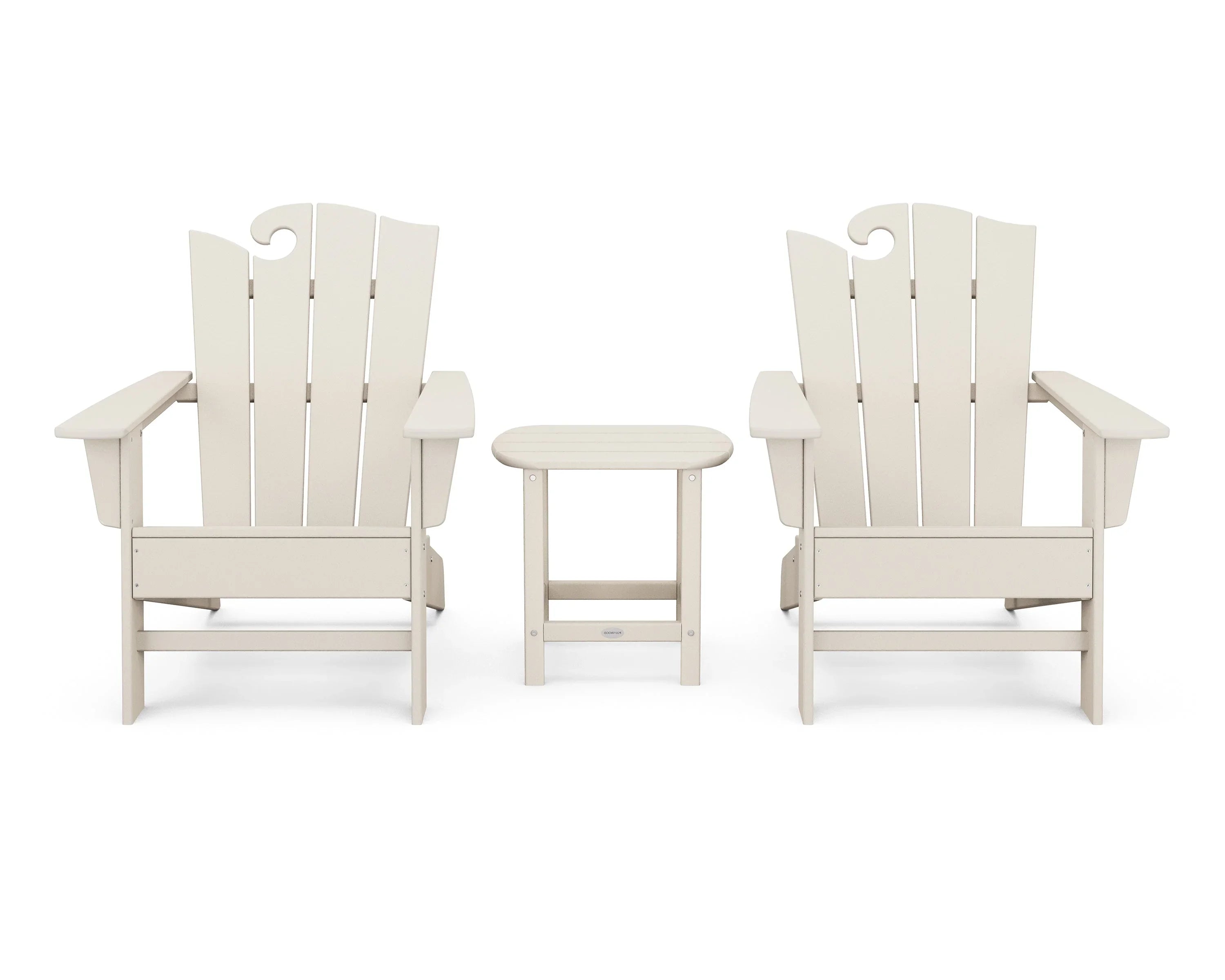 Wave 3-Piece Adirondack Set with The Ocean Chair 5