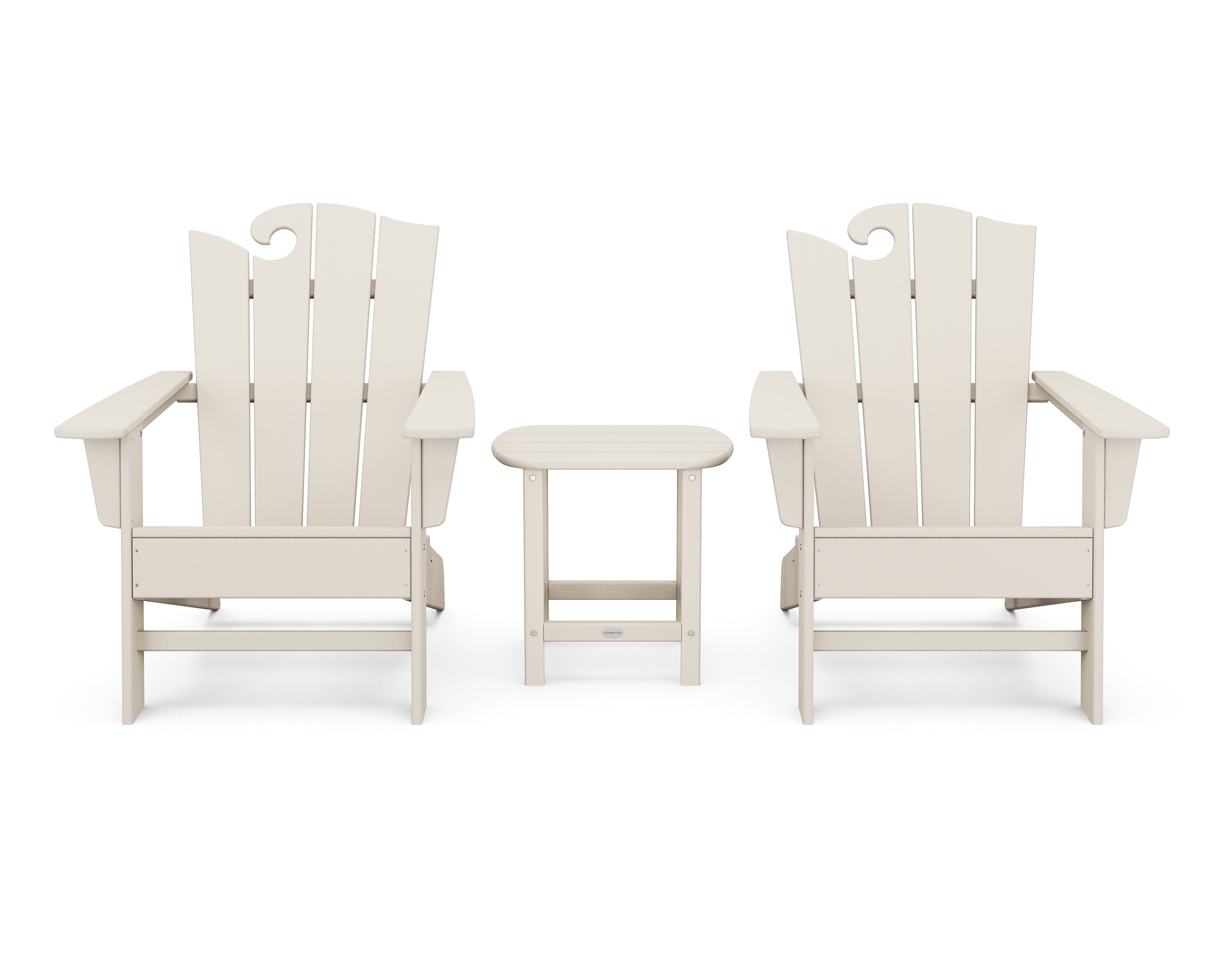 Wave 3-Piece Adirondack Set with The Ocean Chair 5