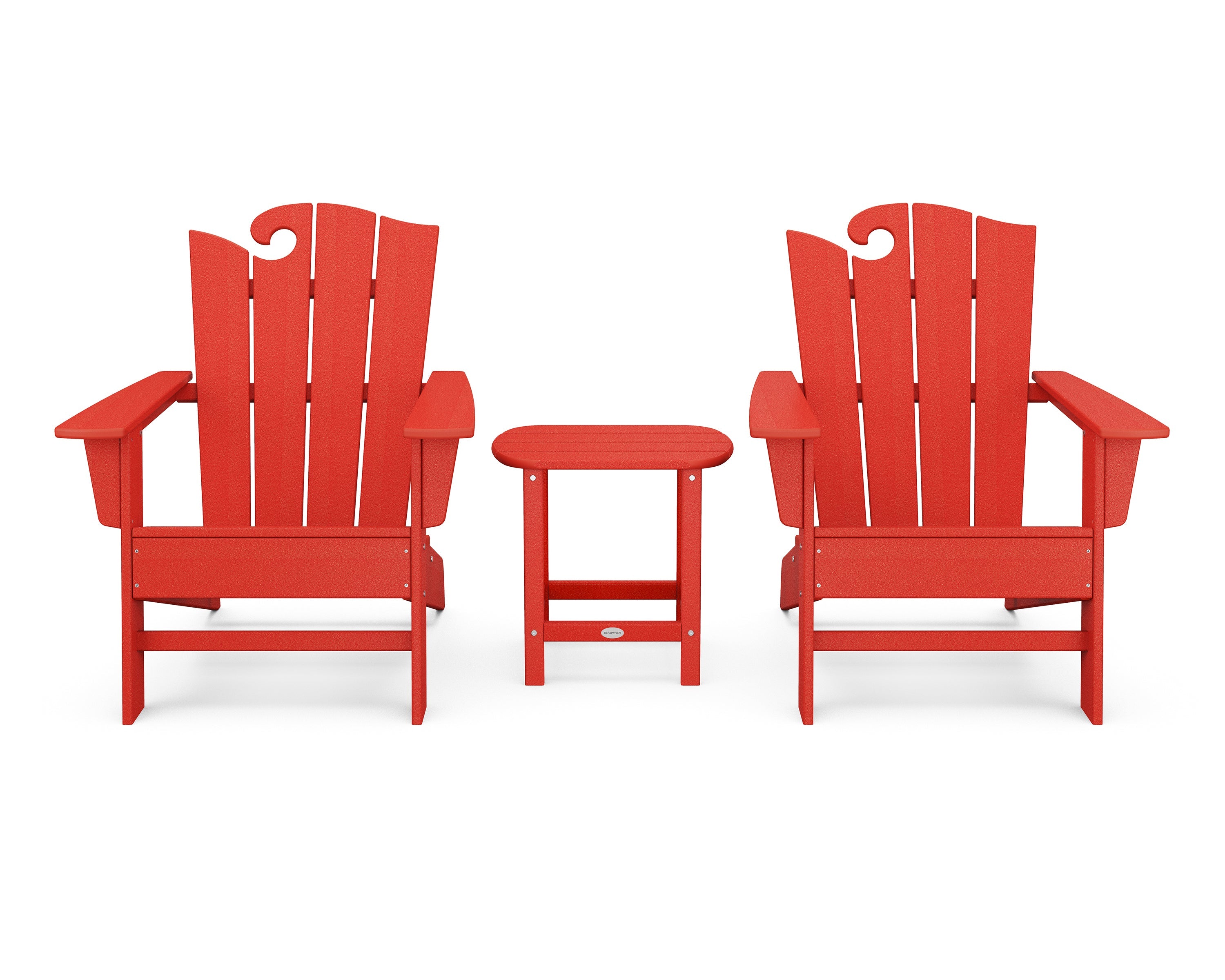 Wave 3-Piece Adirondack Set with The Ocean Chair 12