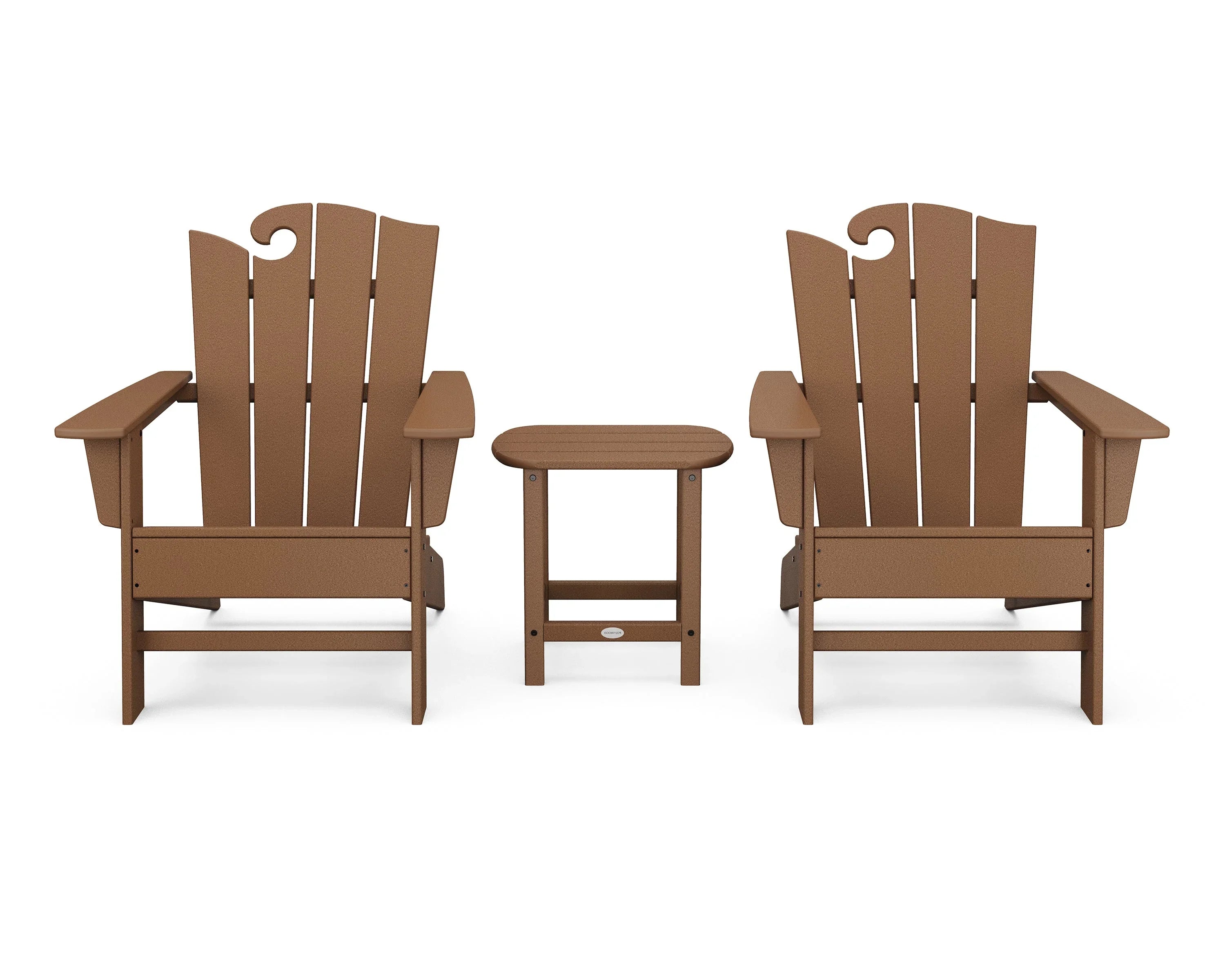 Wave 3-Piece Adirondack Set with The Ocean Chair 4