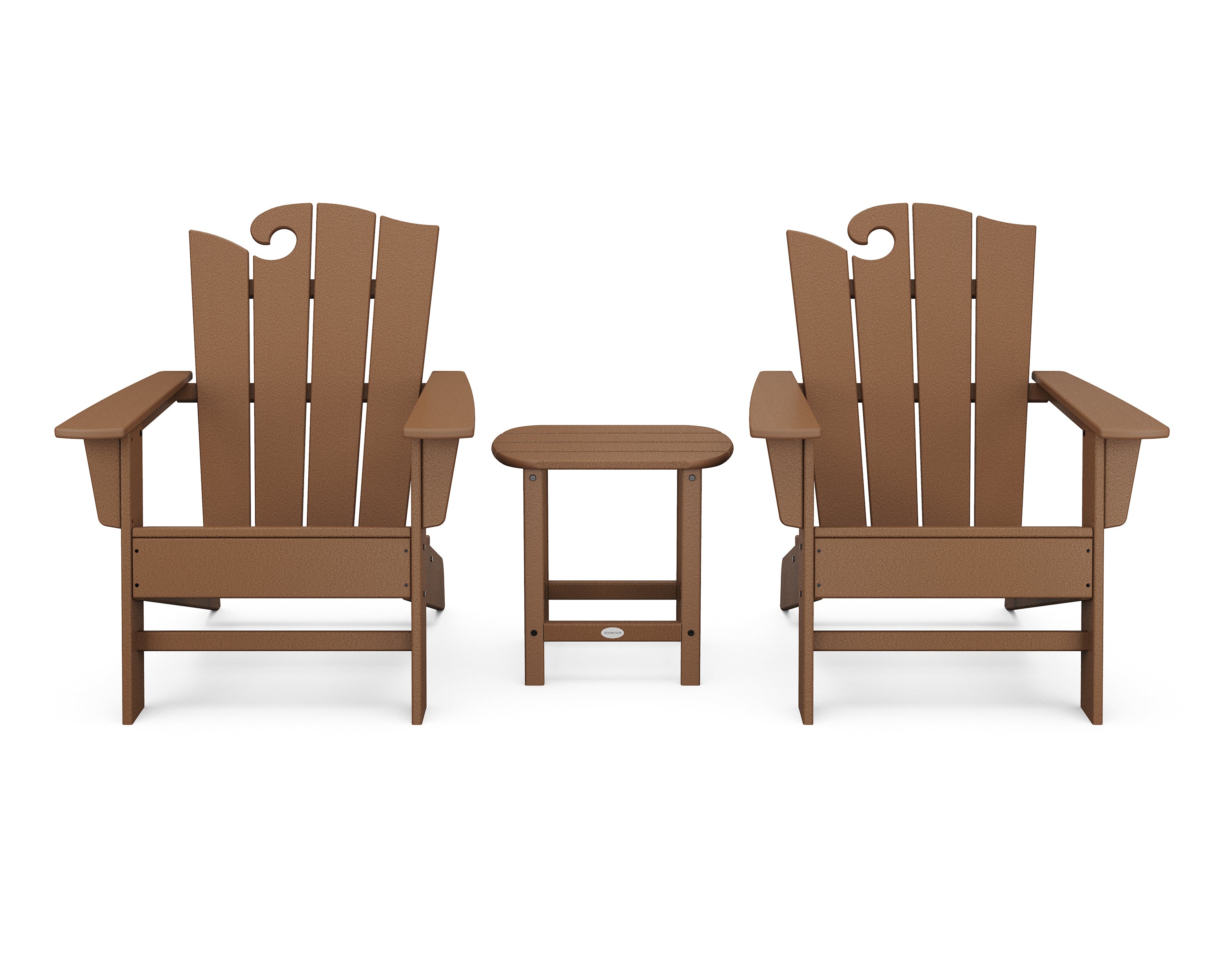 Wave 3-Piece Adirondack Set with The Ocean Chair 4